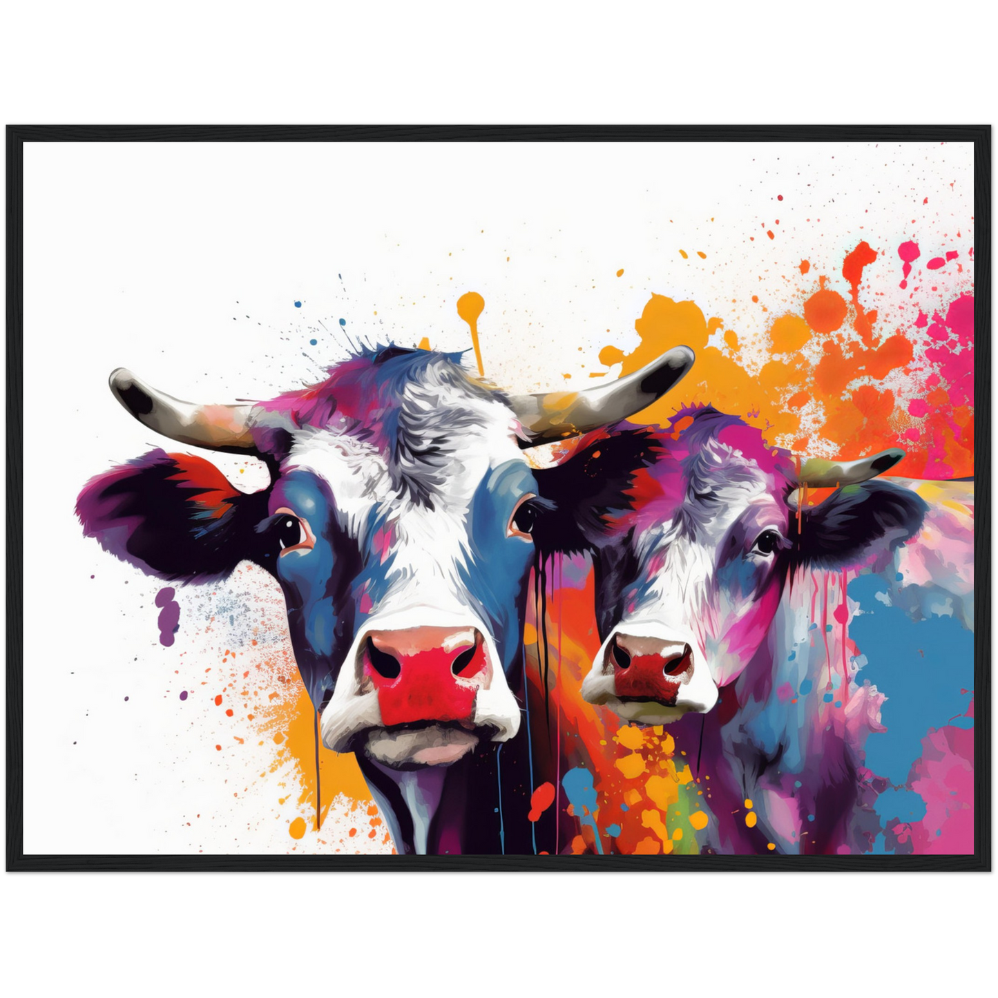 Kuh Kühe Pop-Art (COW15)