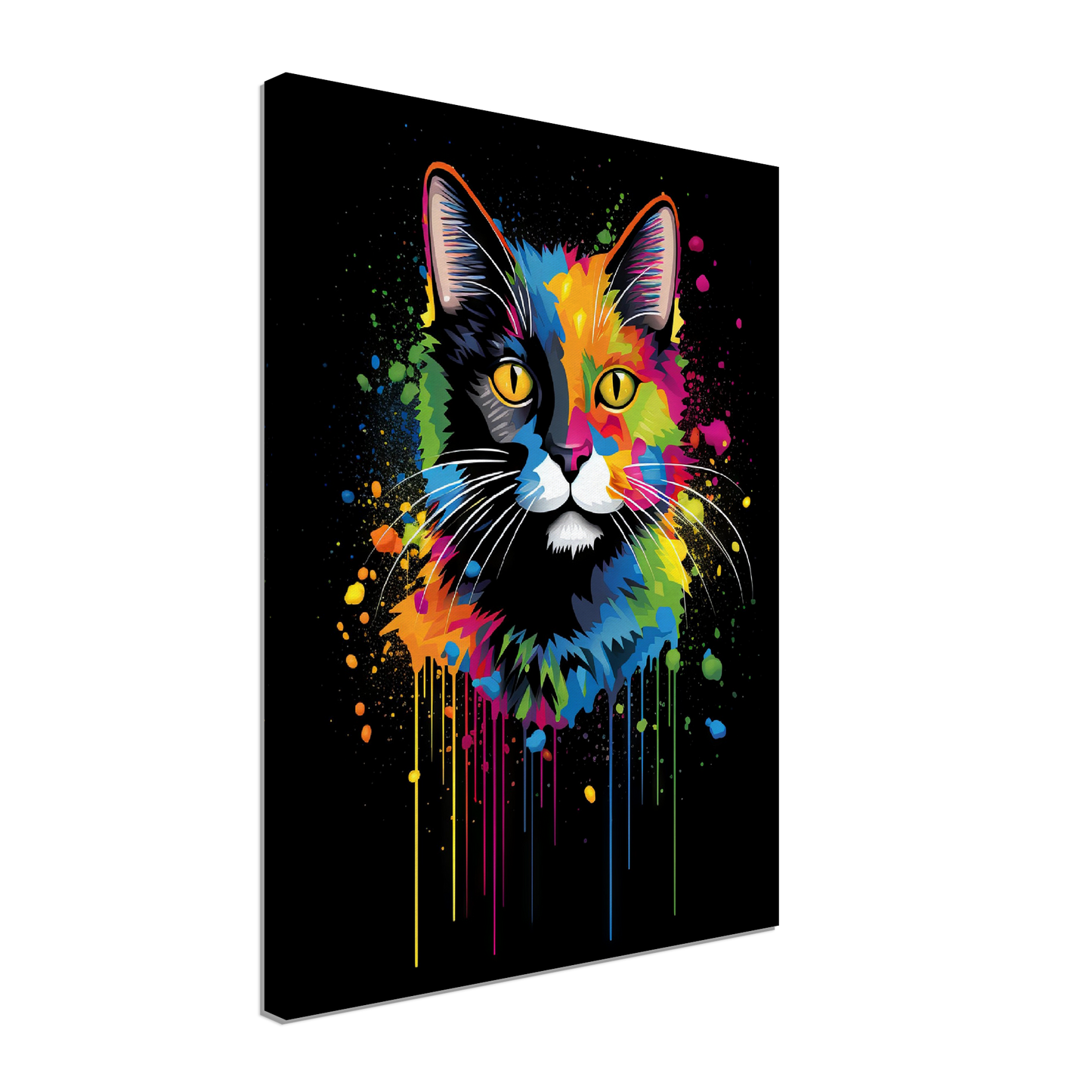 Domestic cat pop art (CAT04)