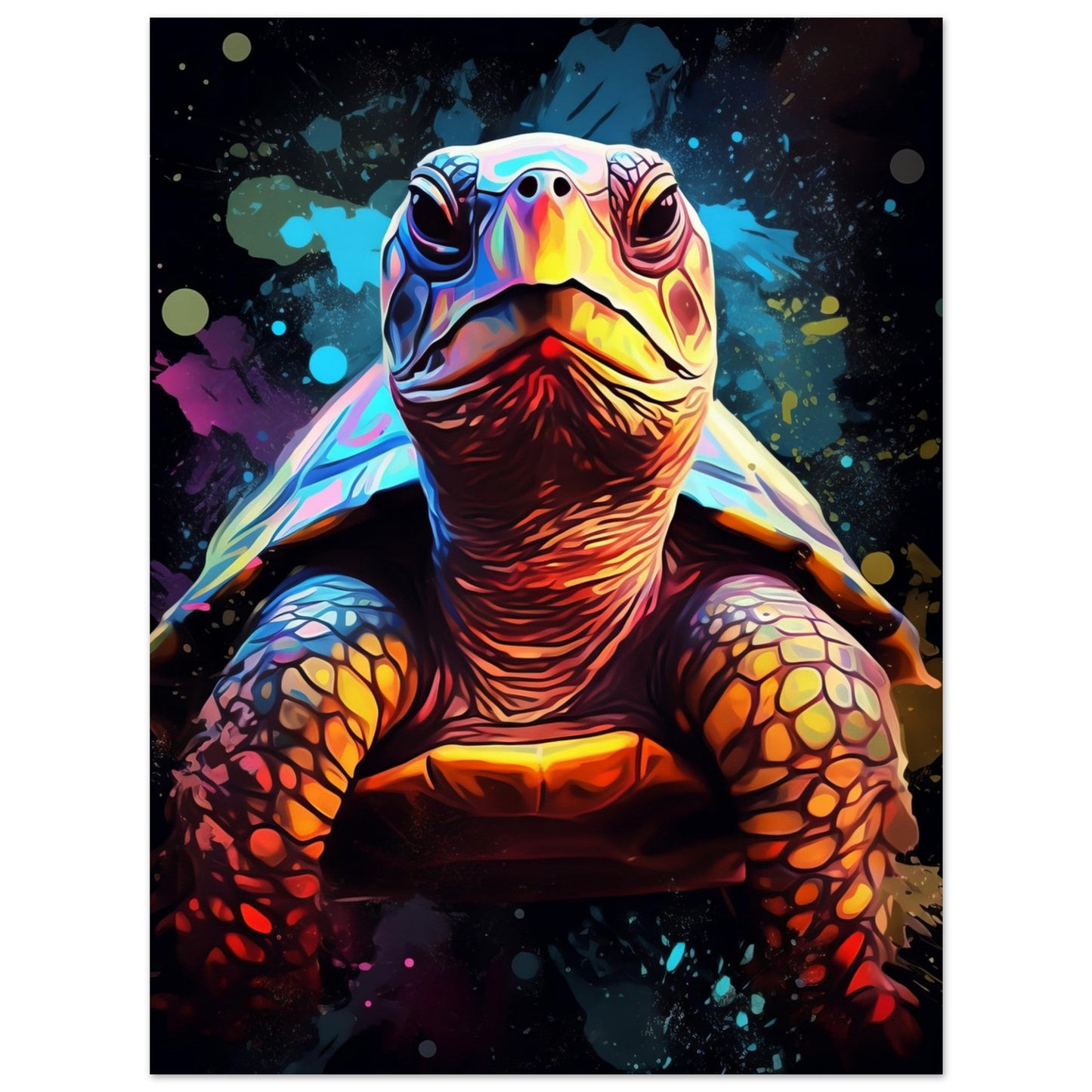 Schildkröte Pop-Art (TURTLE04)