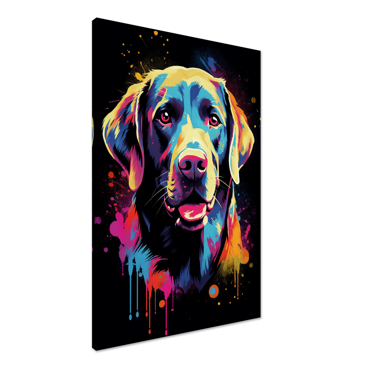 Labrador Hund Pop-Art (DOG01)