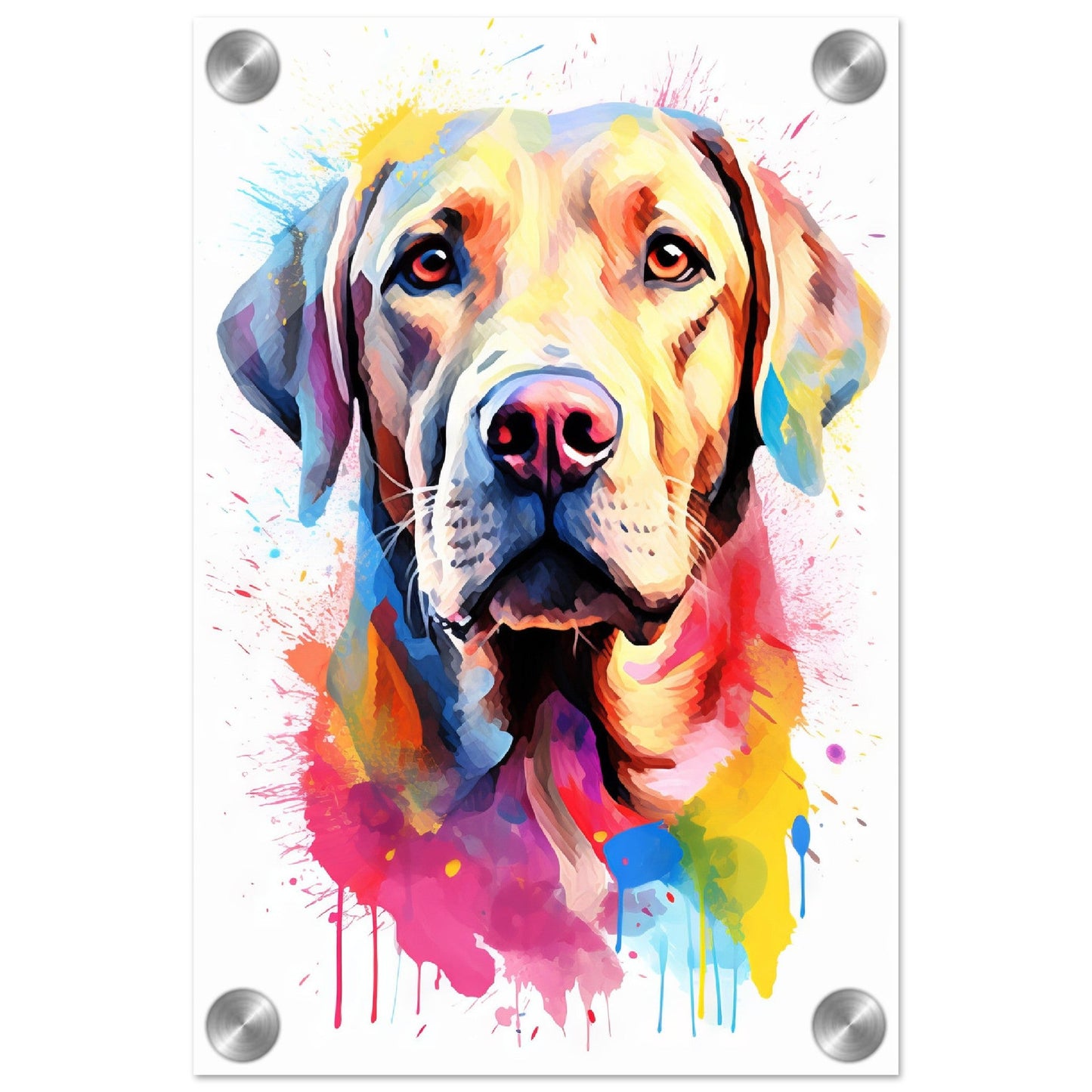 Labrador Hund Pop-Art (DOG08)