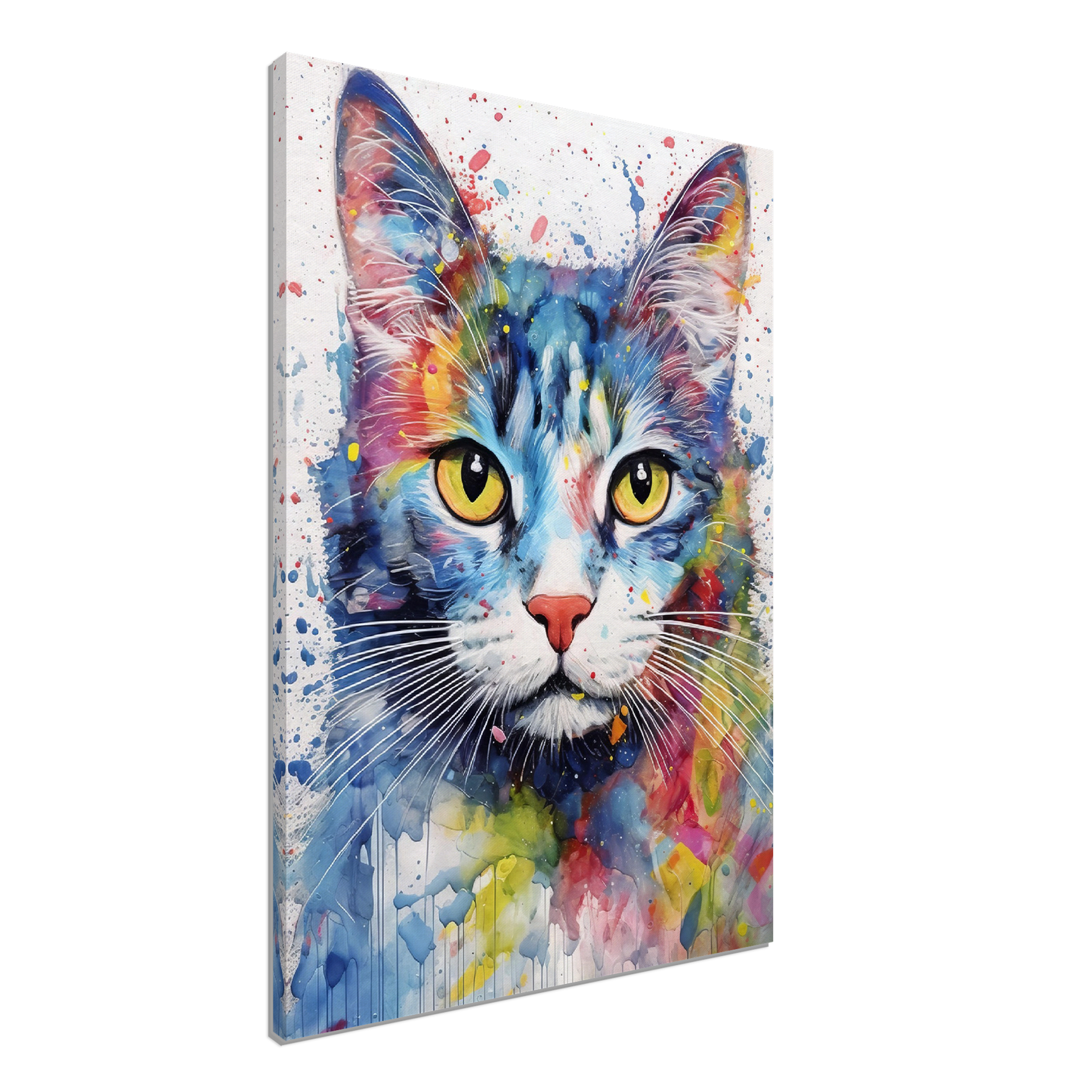 Domestic cat pop art (CAT05)