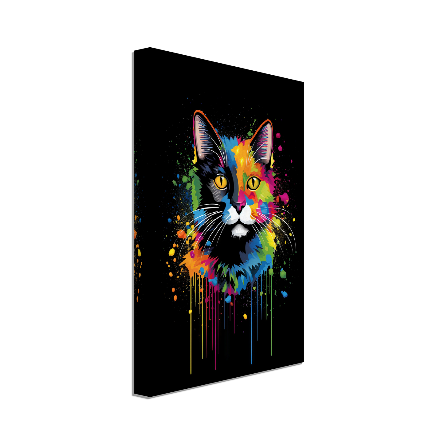 Domestic cat pop art (CAT04)