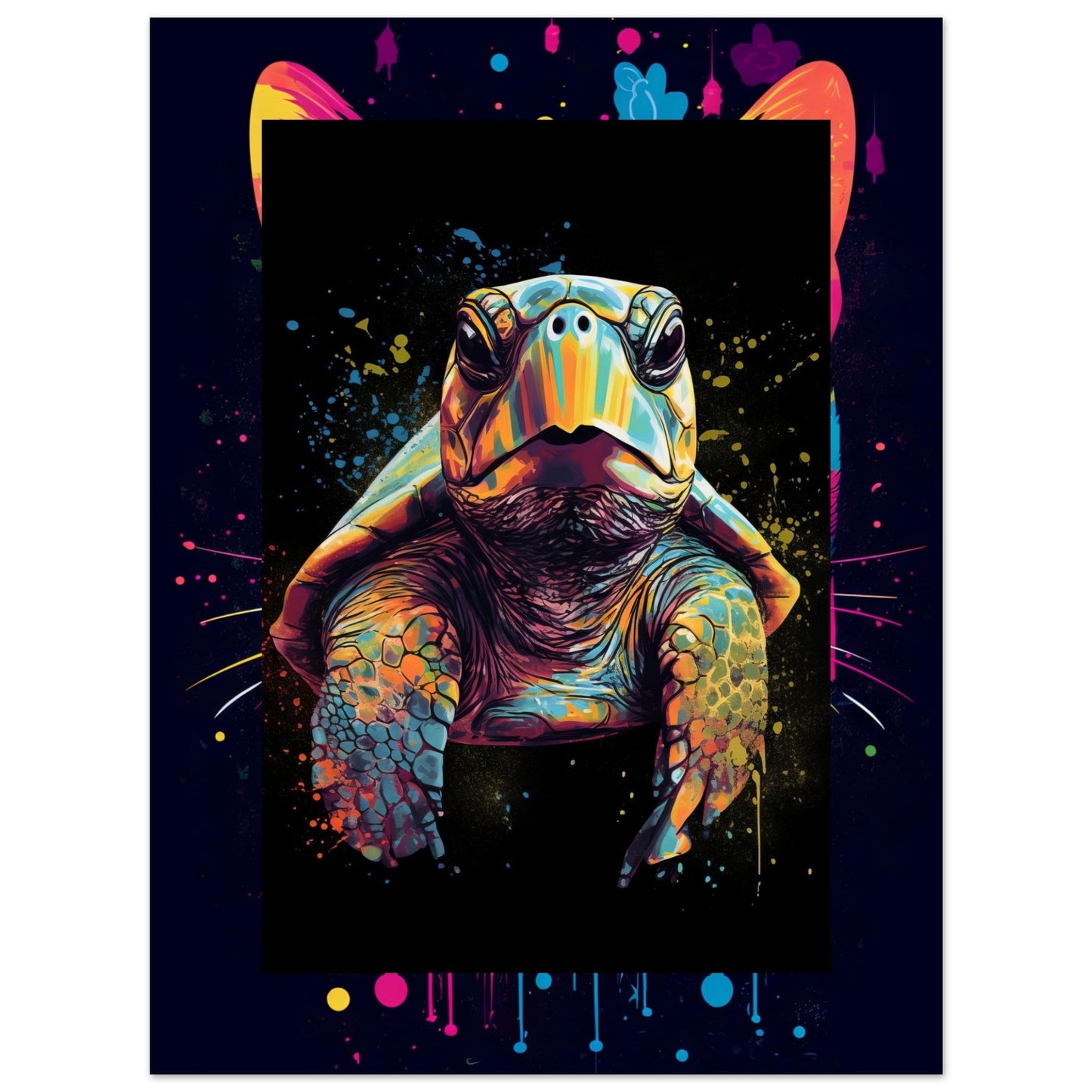 Schildkröte Pop-Art (TURTLE02)