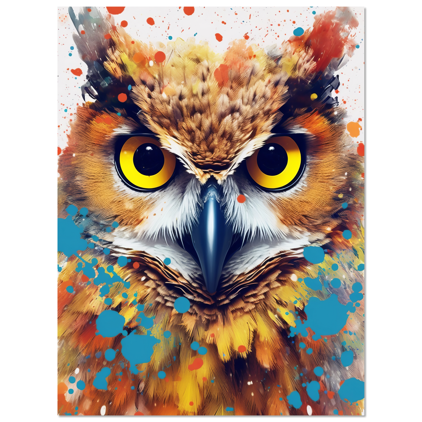 Eule Pop-Art (BIRD29)