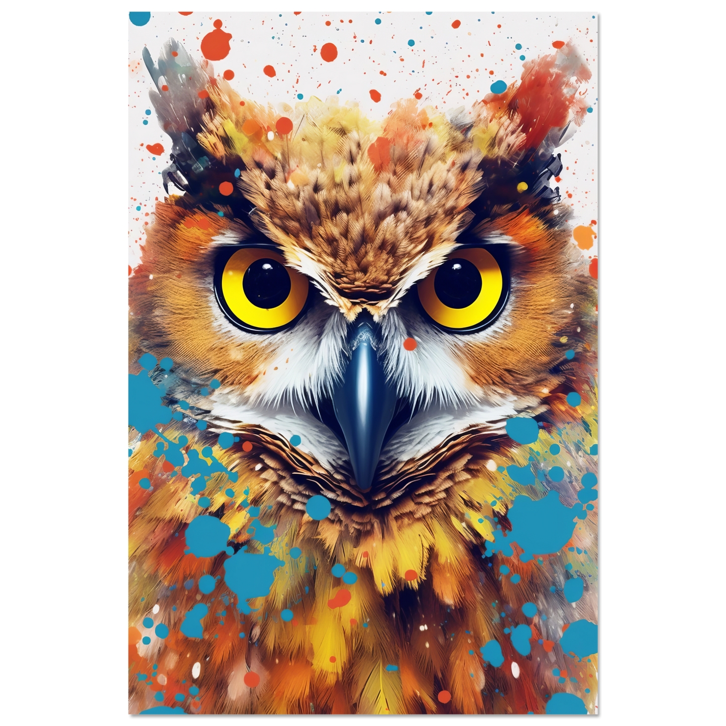 Eule Pop-Art (BIRD29)