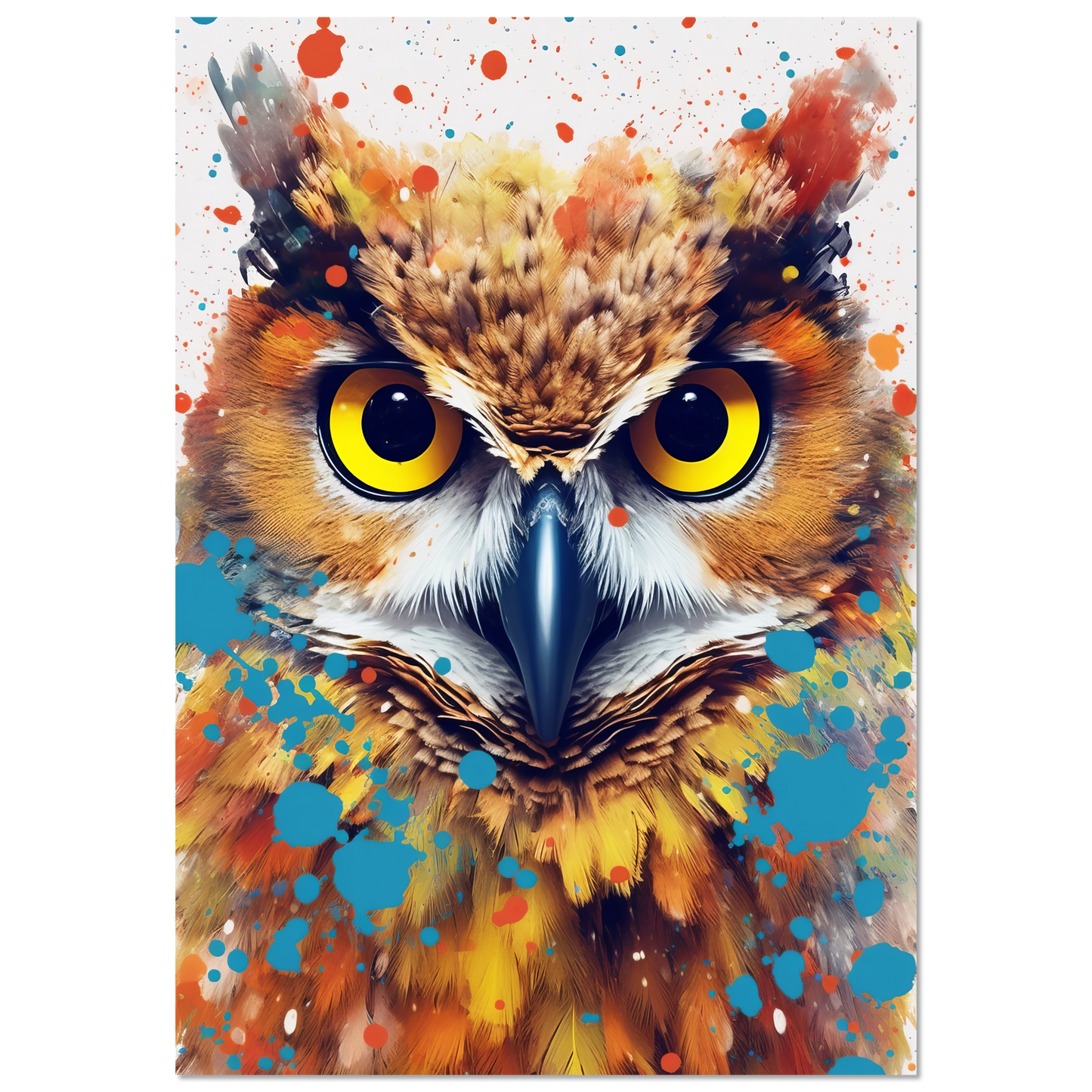 Eule Pop-Art (BIRD29)