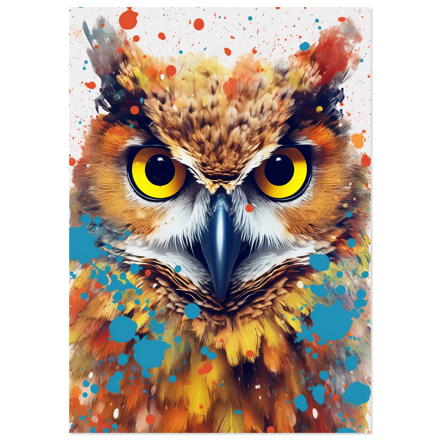 Eule Pop-Art (BIRD29)