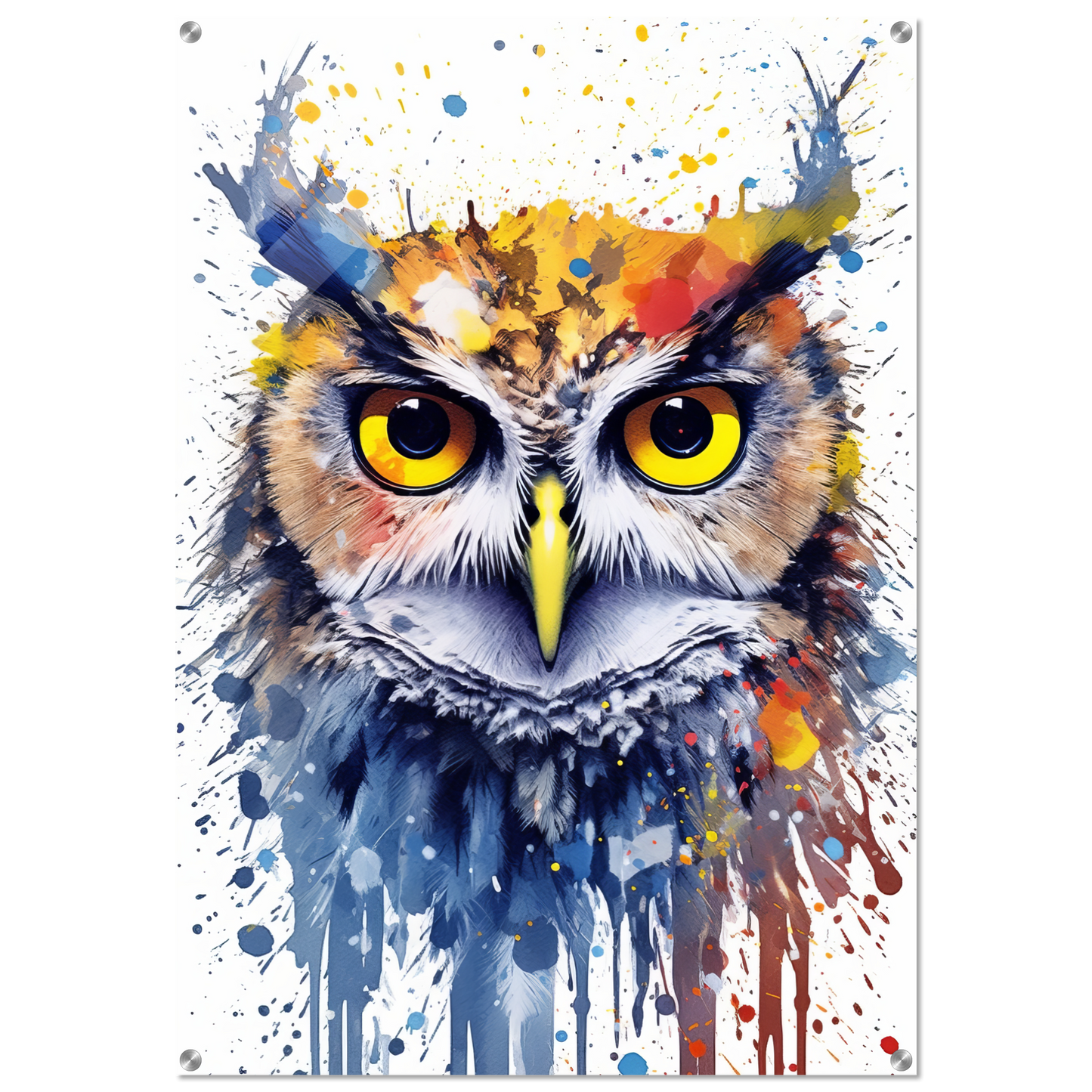 Eule Pop-Art (BIRD30)