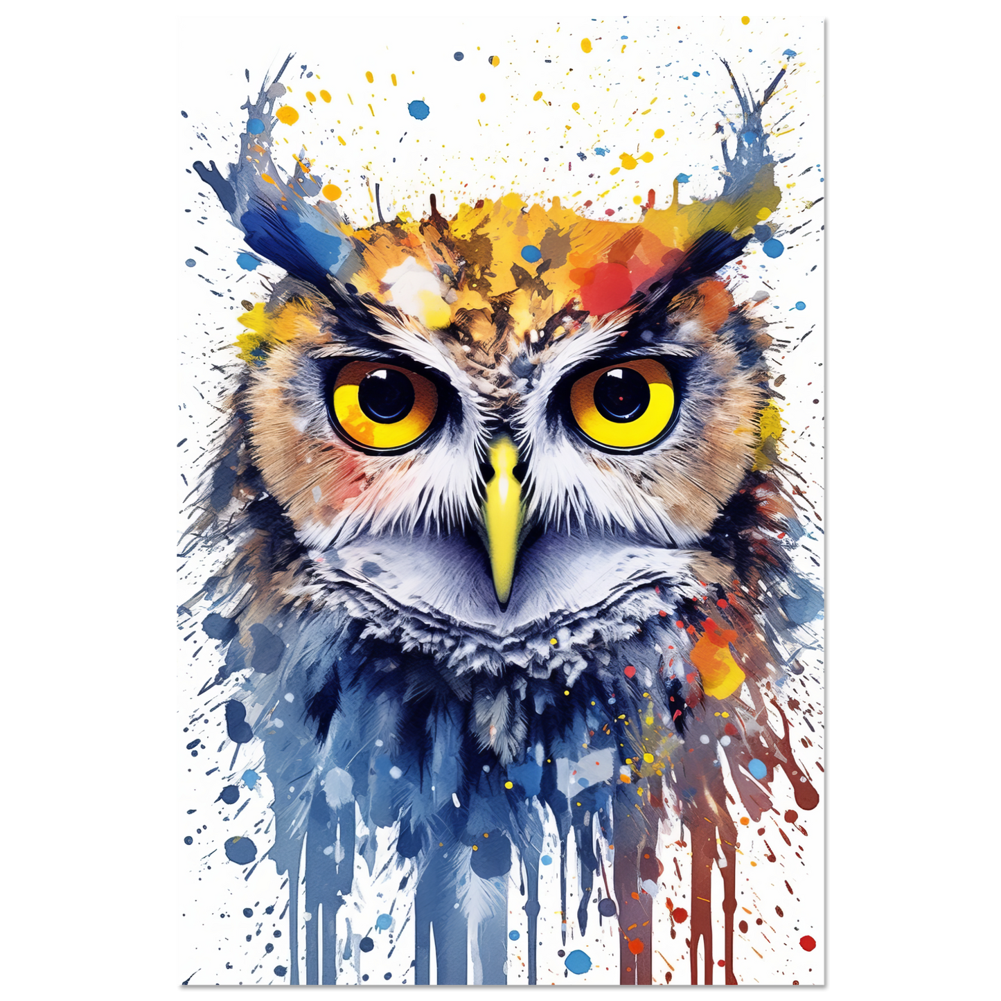 Eule Pop-Art (BIRD30)