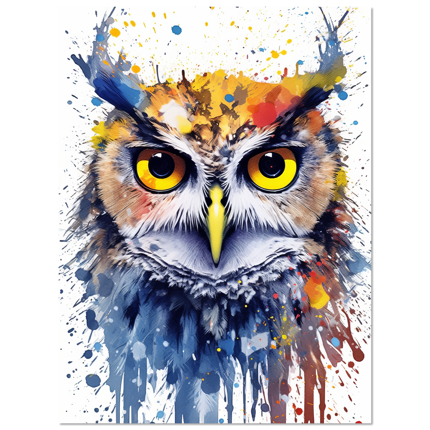 Eule Pop-Art (BIRD30)