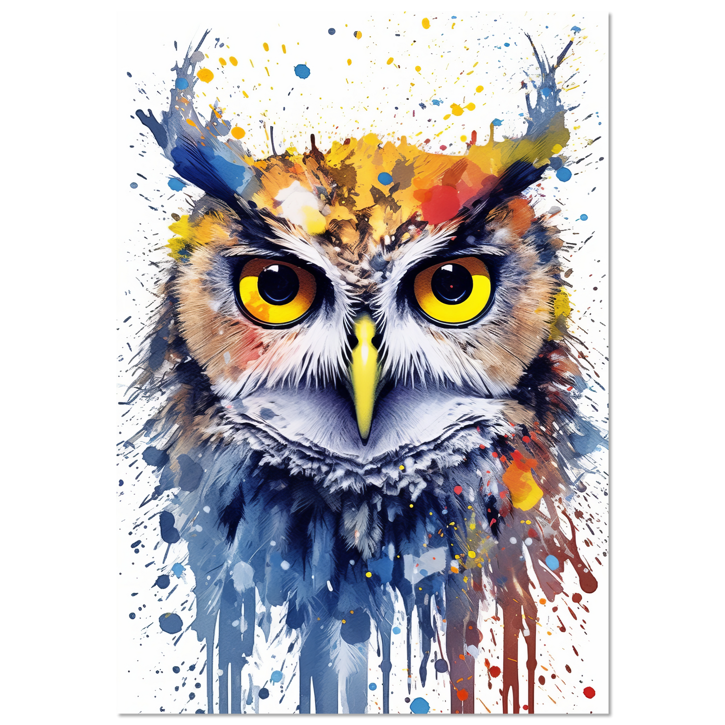 Eule Pop-Art (BIRD30)