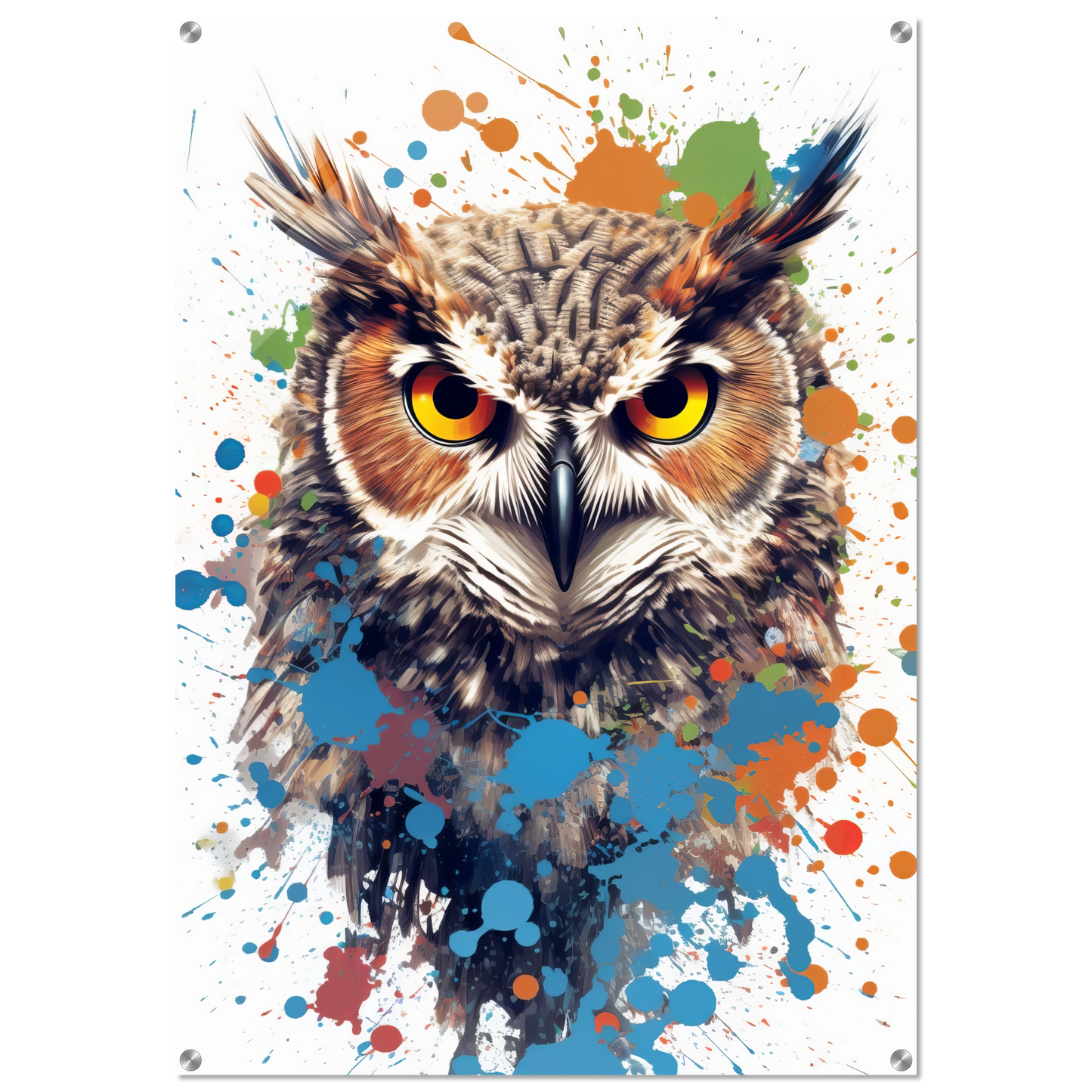 Eule Pop-Art (BIRD31)