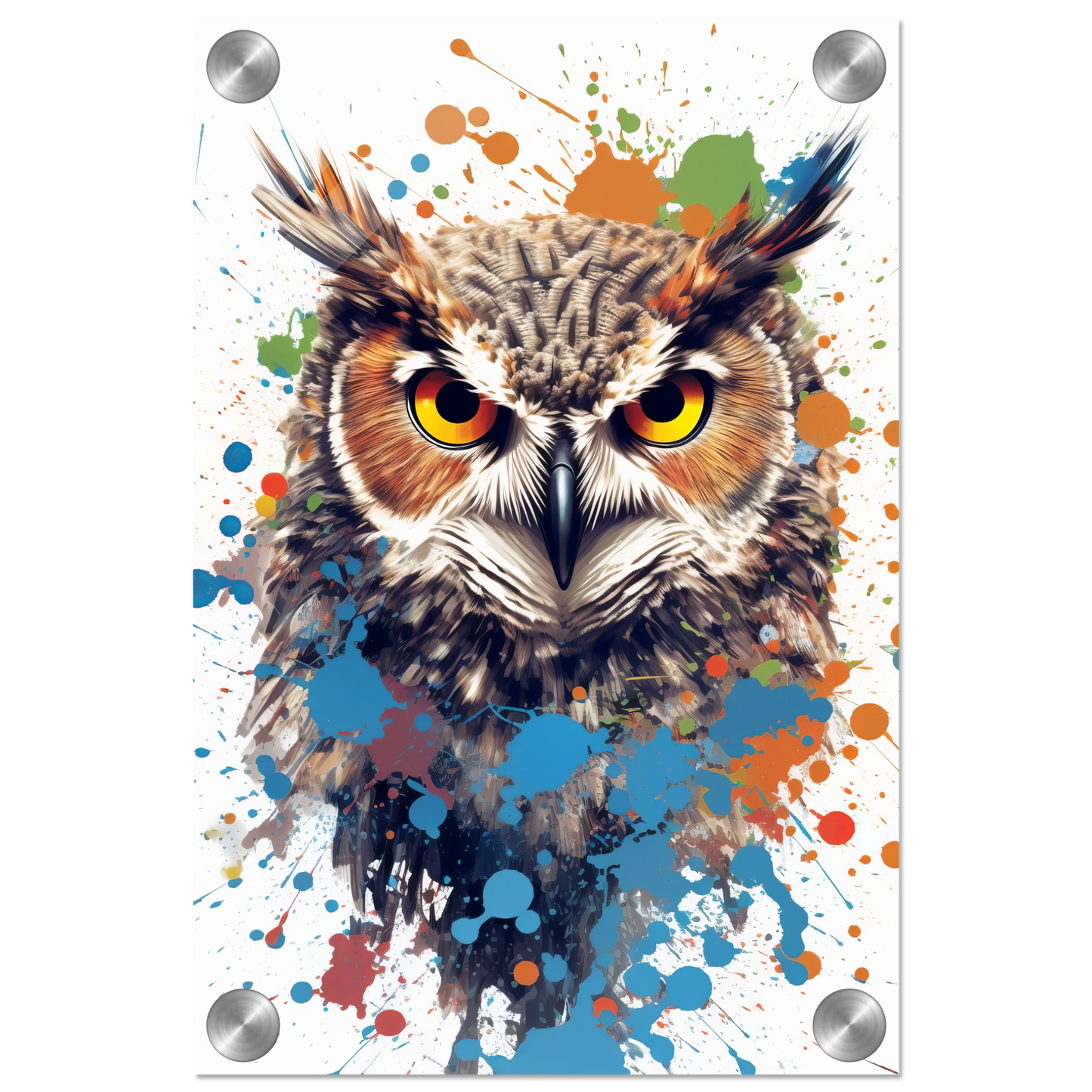 Eule Pop-Art (BIRD31)