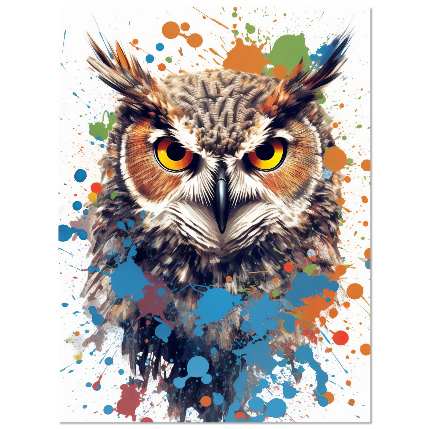 Eule Pop-Art (BIRD31)