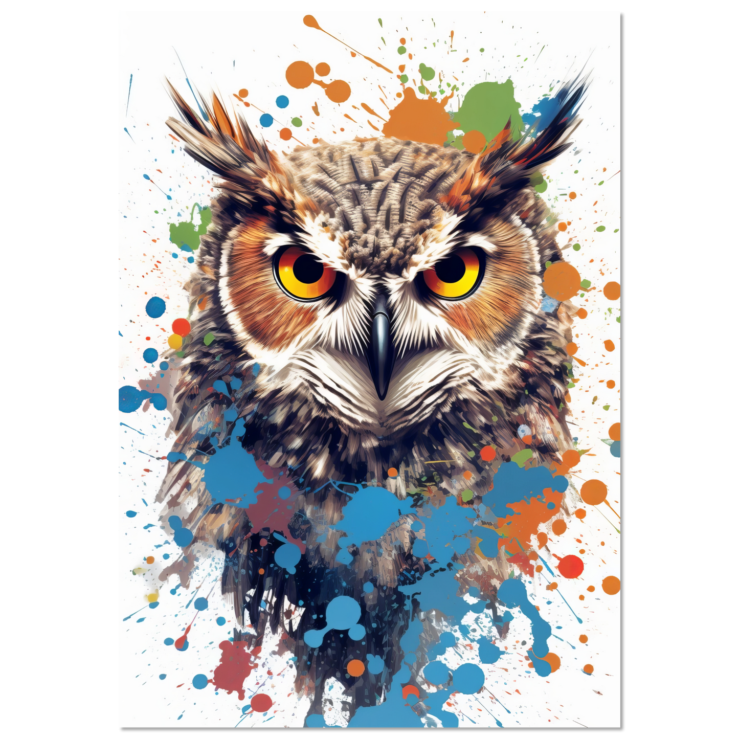 Eule Pop-Art (BIRD31)