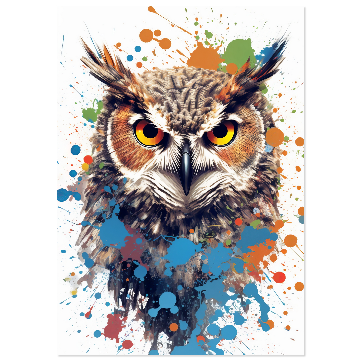 Eule Pop-Art (BIRD31)