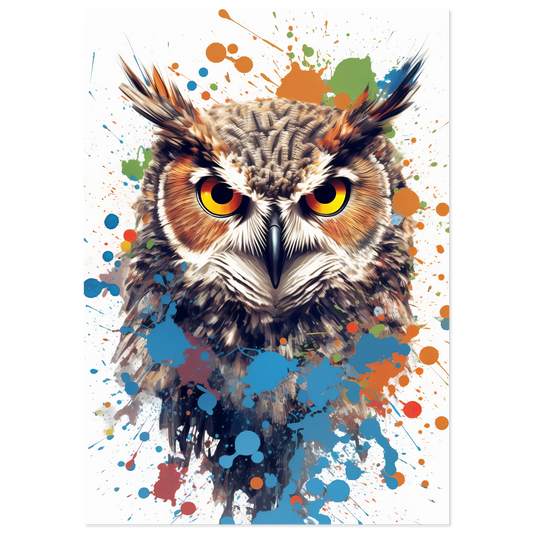 Owl pop art (BIRD31)