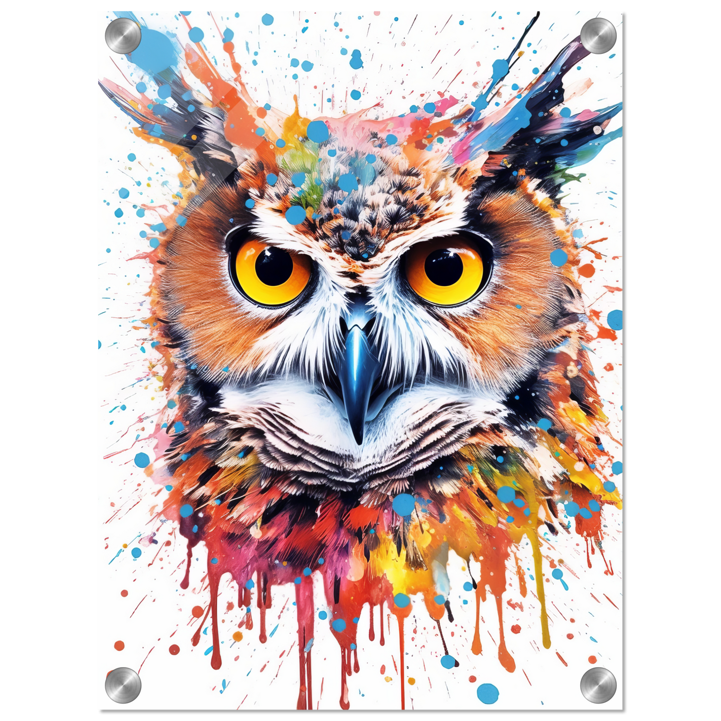 Eule Pop-Art (BIRD32)