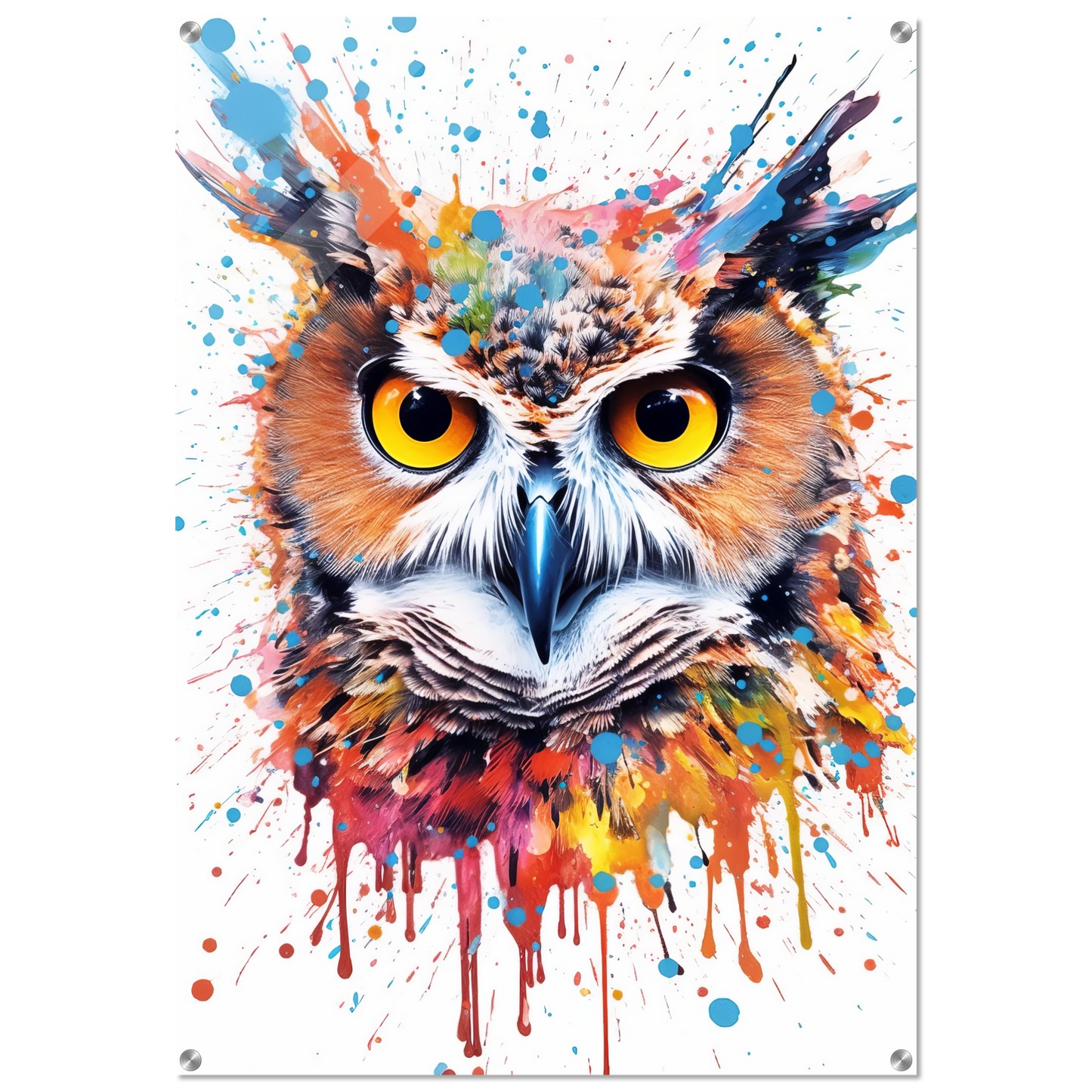 Eule Pop-Art (BIRD32)