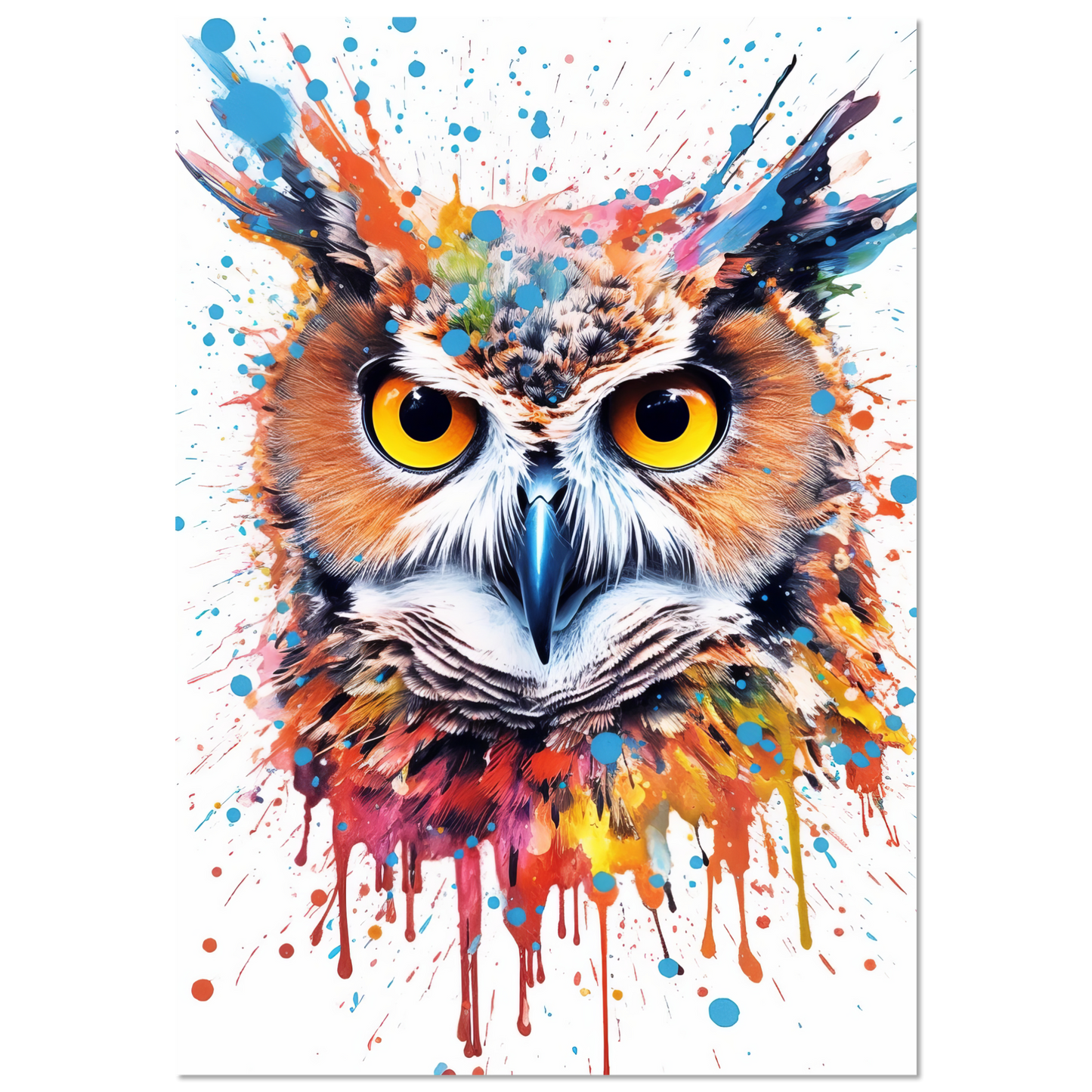 Eule Pop-Art (BIRD32)