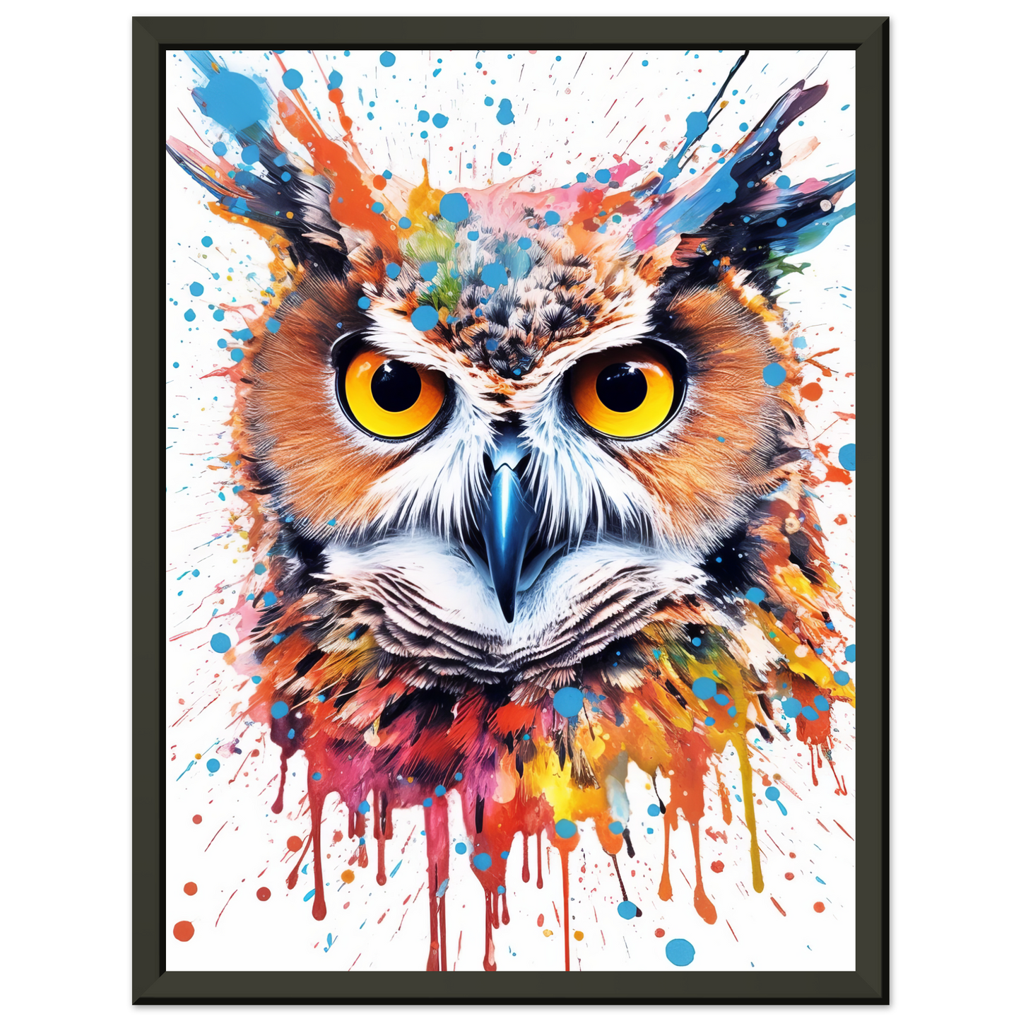 Eule Pop-Art (BIRD32)