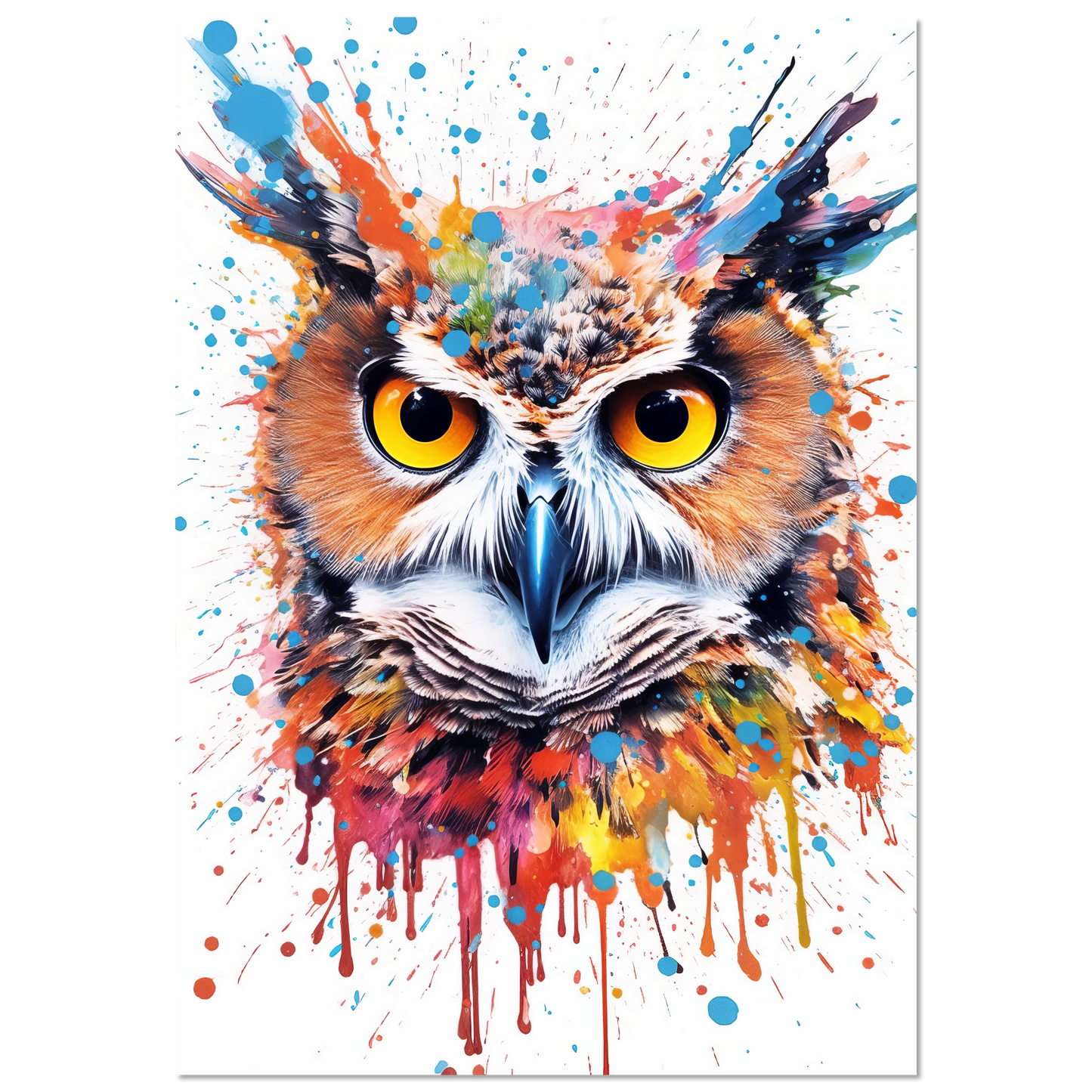 Eule Pop-Art (BIRD32)
