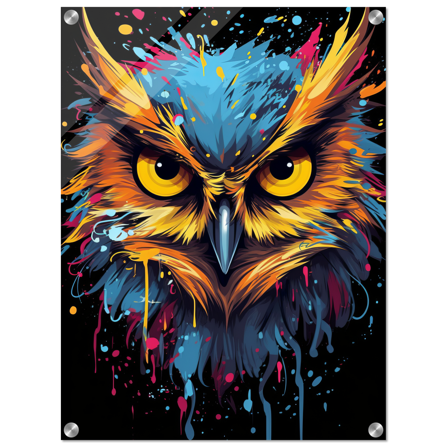 Eule Pop-Art (BIRD25)