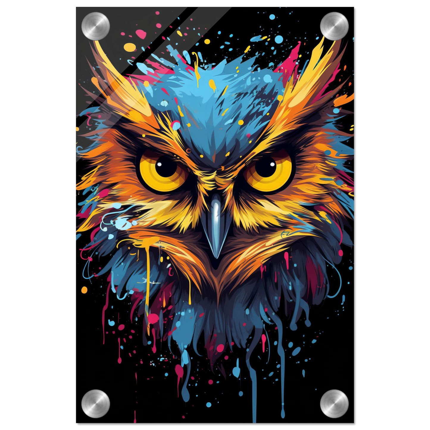 Eule Pop-Art (BIRD25)