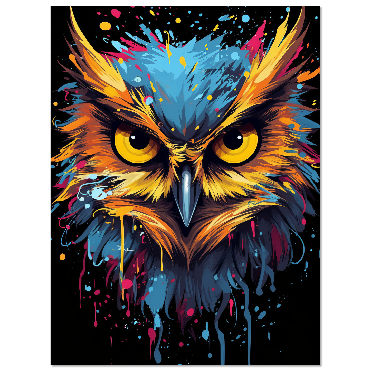 Eule Pop-Art (BIRD25)