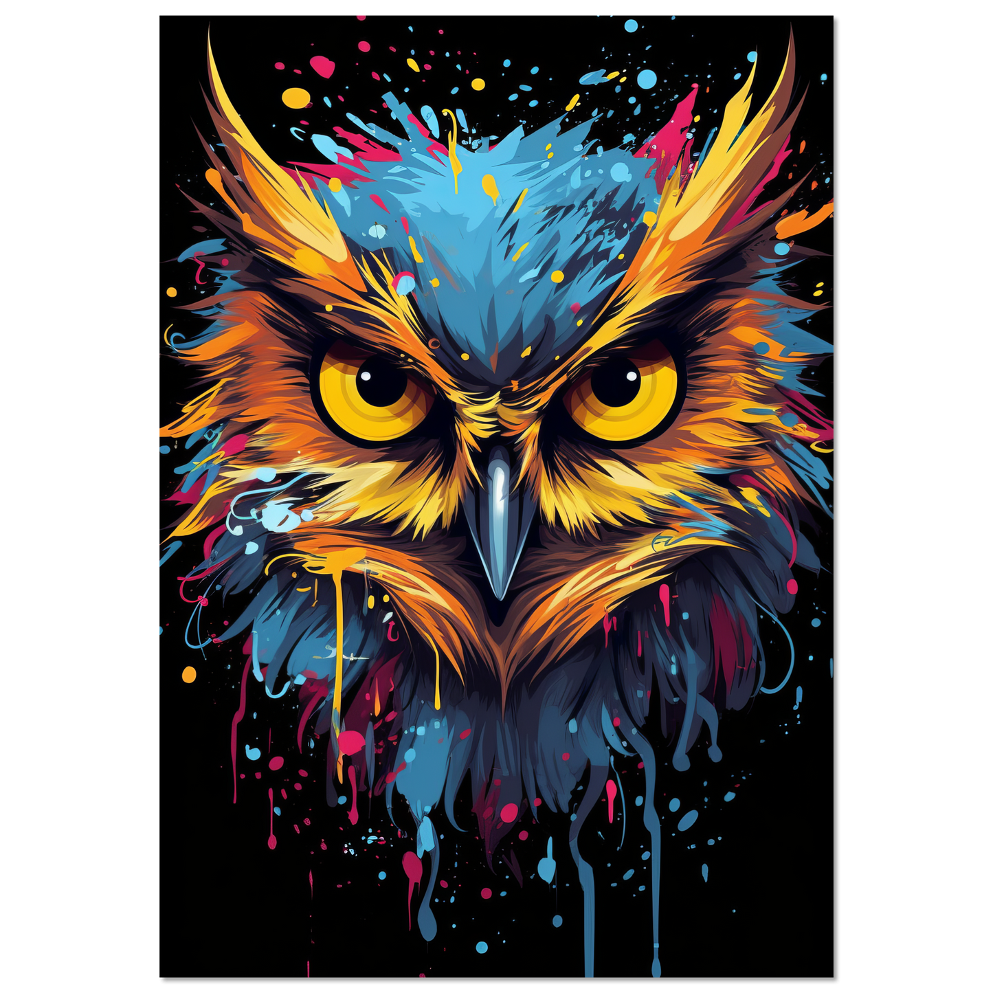 Eule Pop-Art (BIRD25)