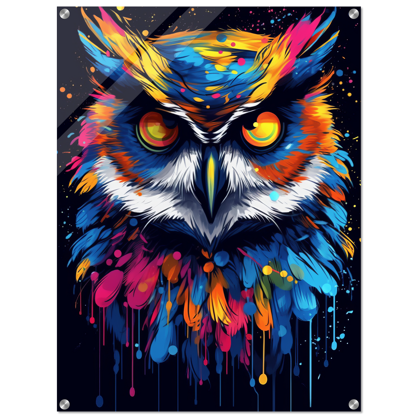 Owl pop art (BIRD26)