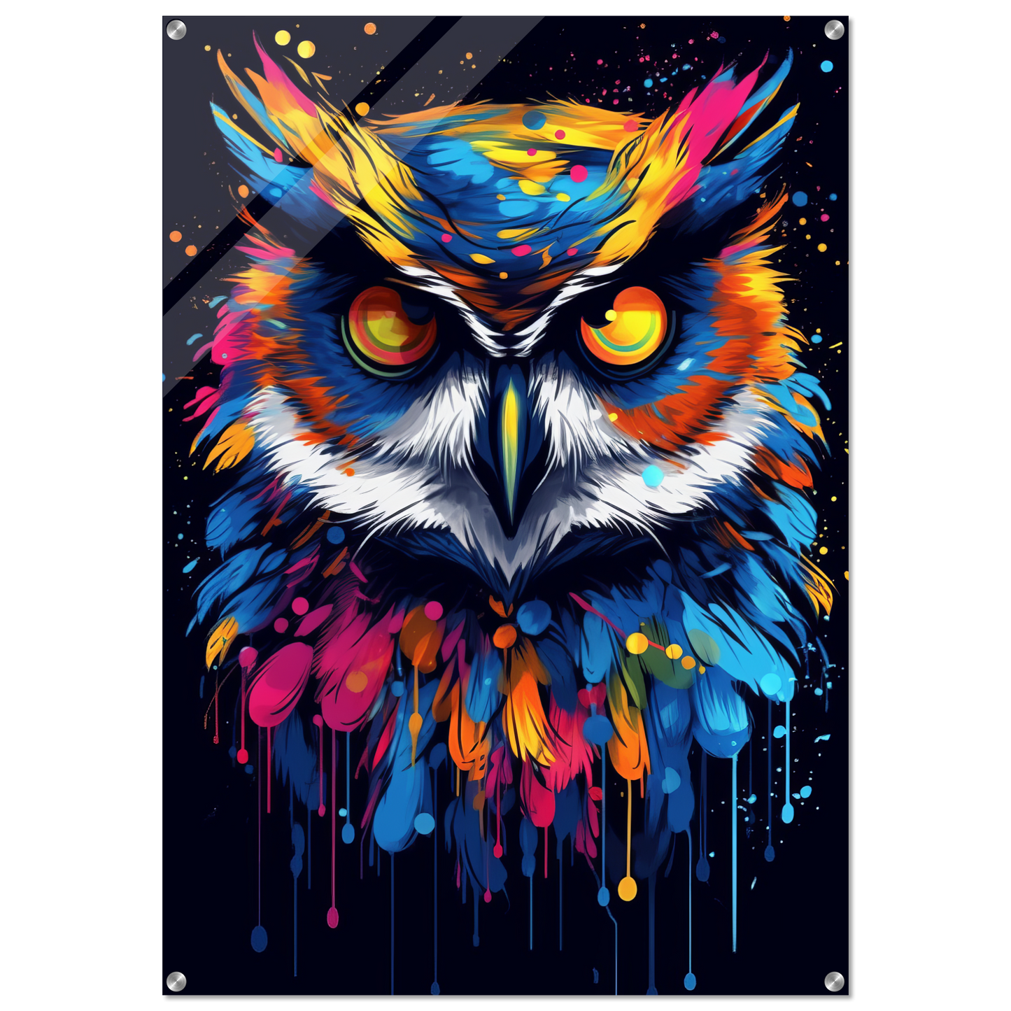 Owl pop art (BIRD26)