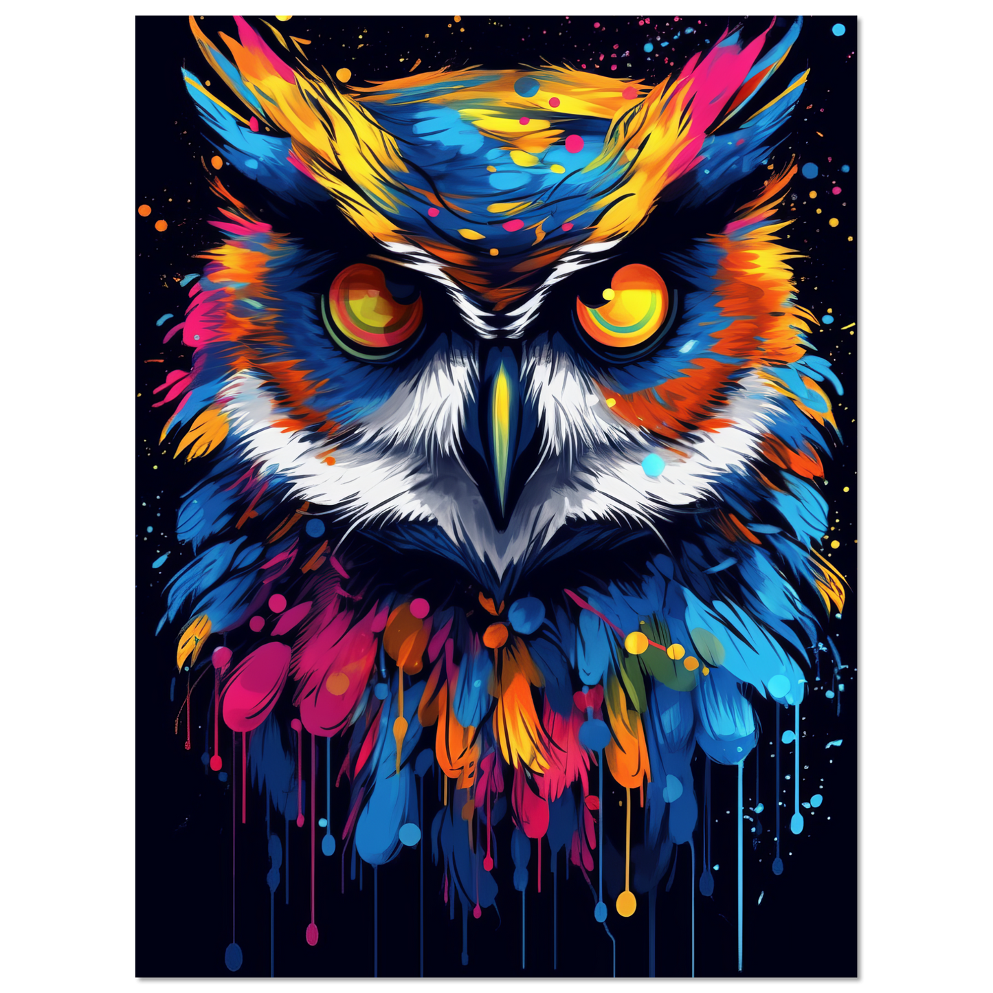 Owl pop art (BIRD26)