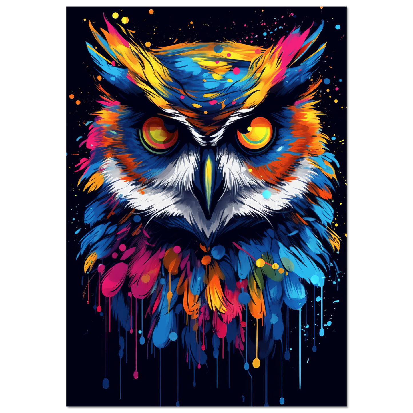 Owl pop art (BIRD26)
