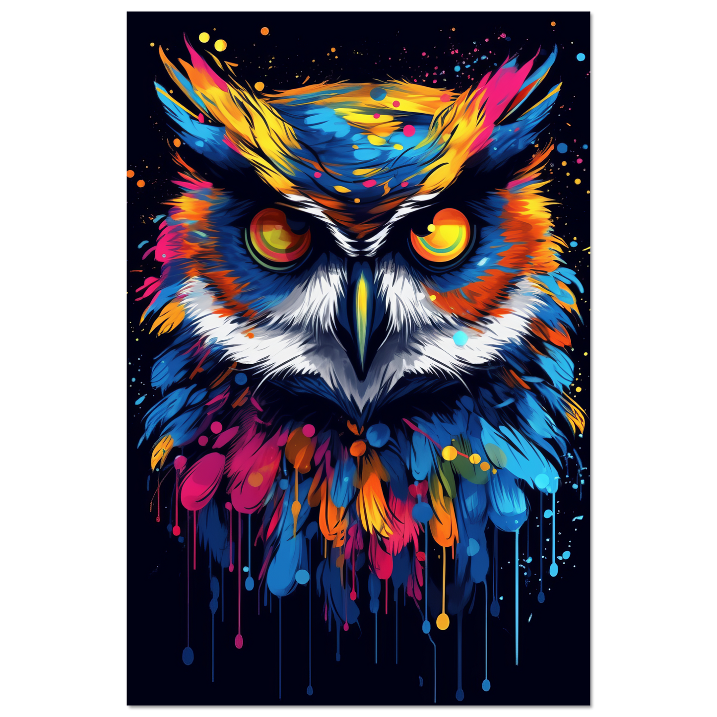Owl pop art (BIRD26)