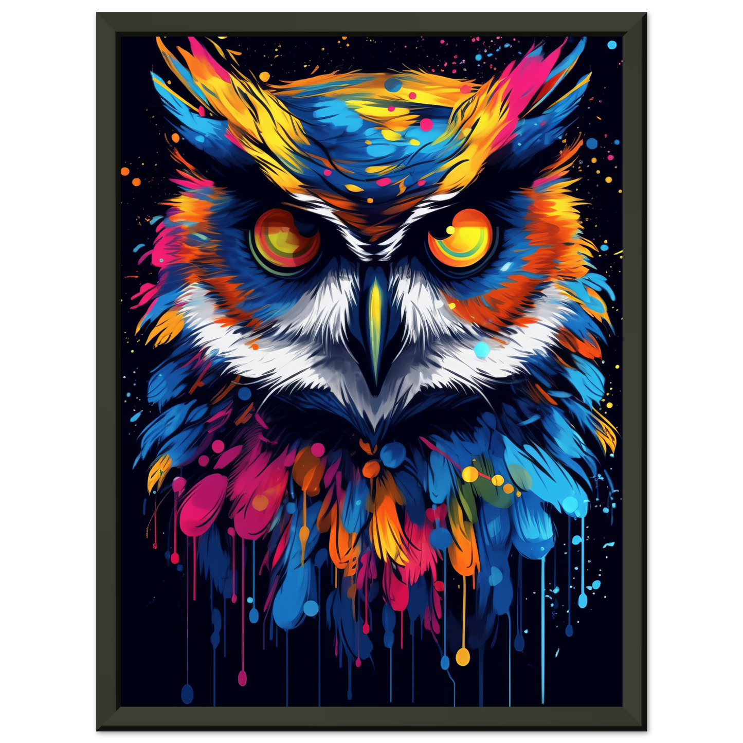 Owl pop art (BIRD26)