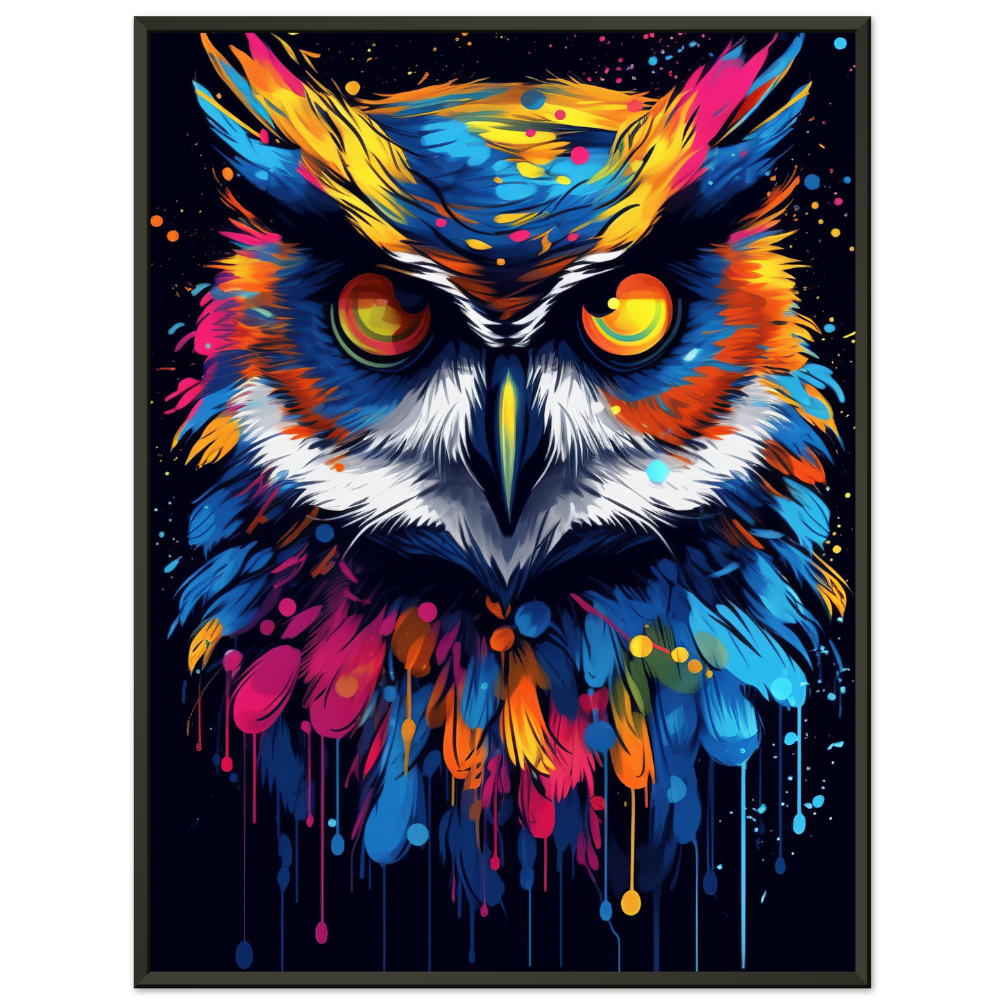Owl pop art (BIRD26)