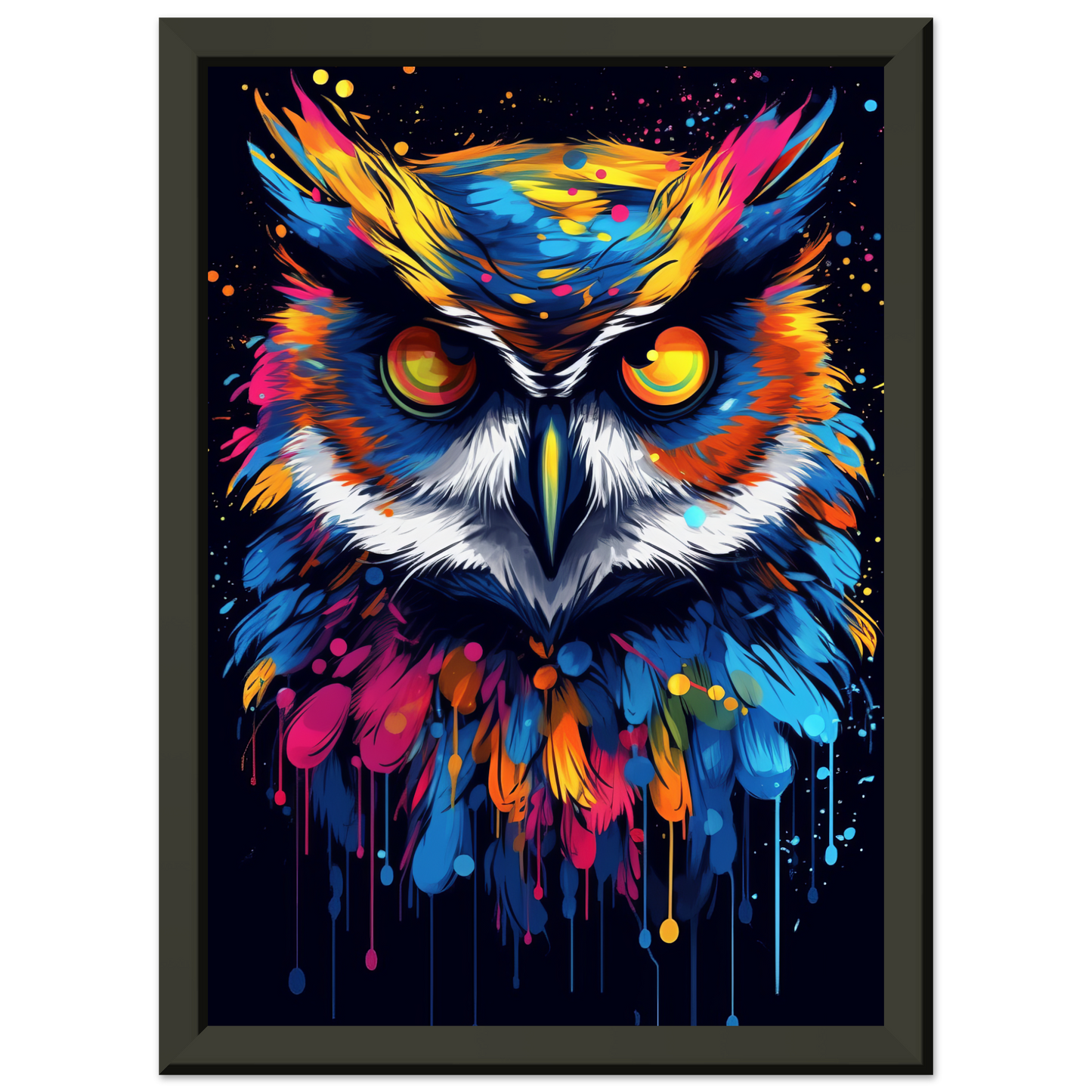 Owl pop art (BIRD26)