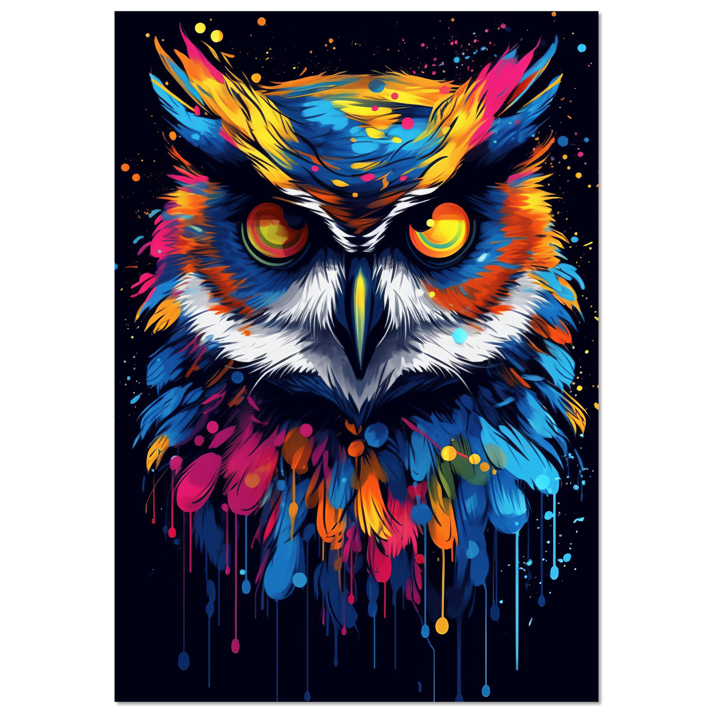 Owl pop art (BIRD26)