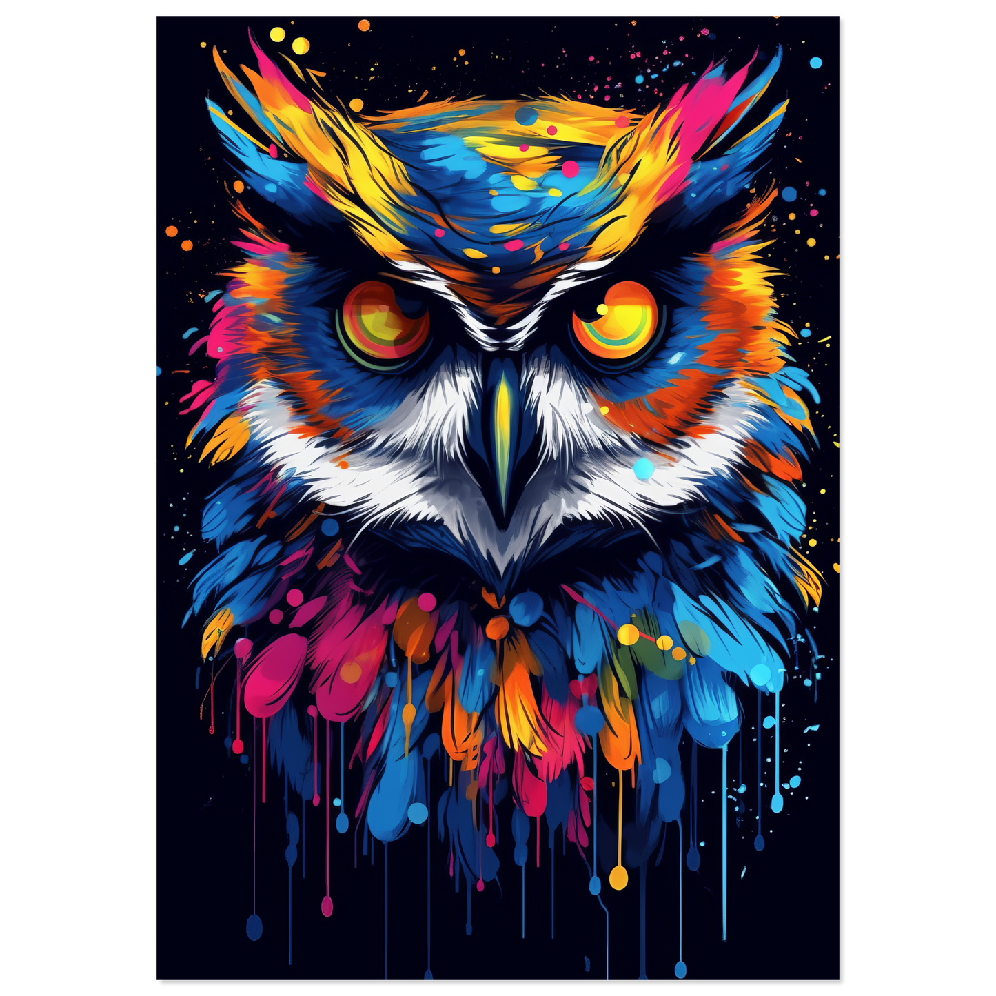 Owl pop art (BIRD26)
