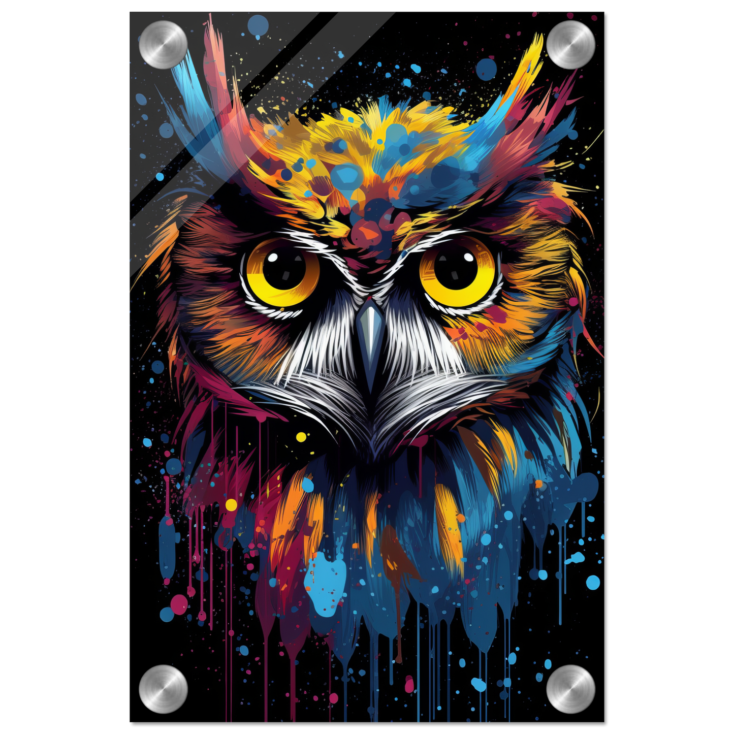 Eule Pop-Art (BIRD27)