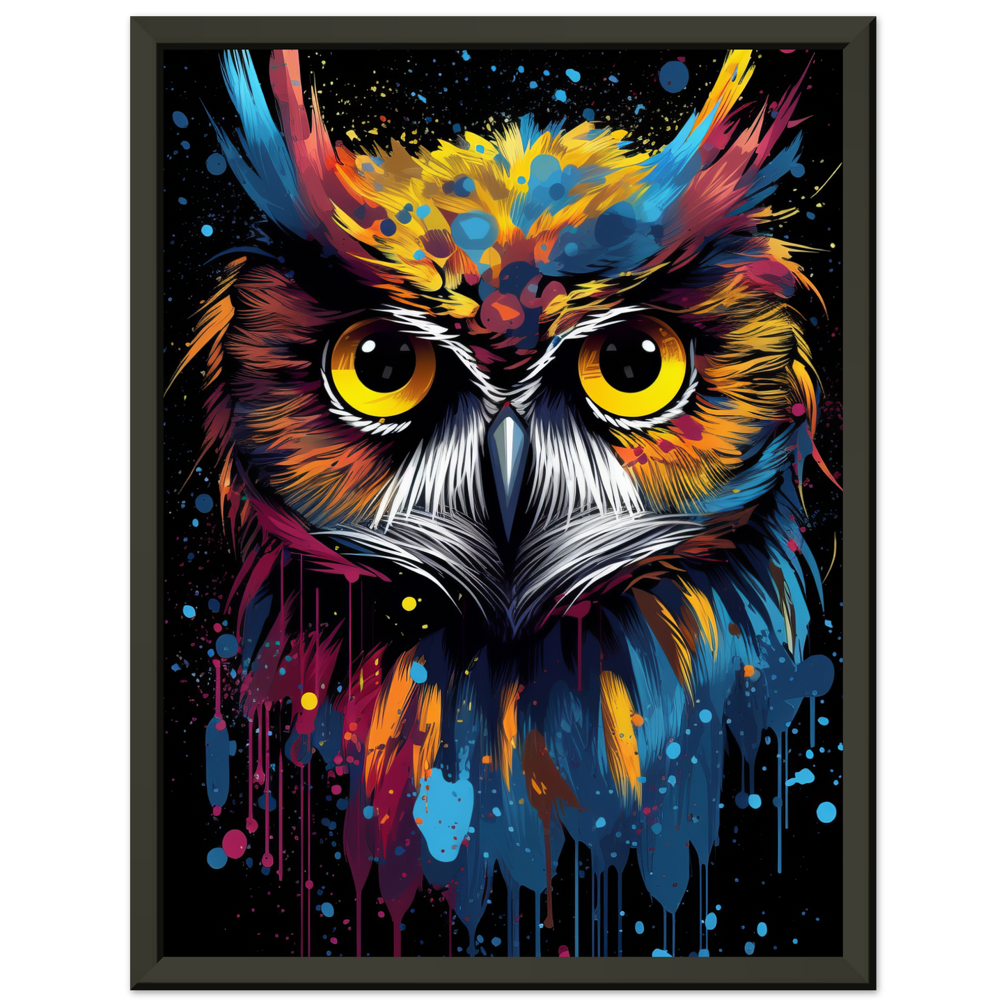 Eule Pop-Art (BIRD27)