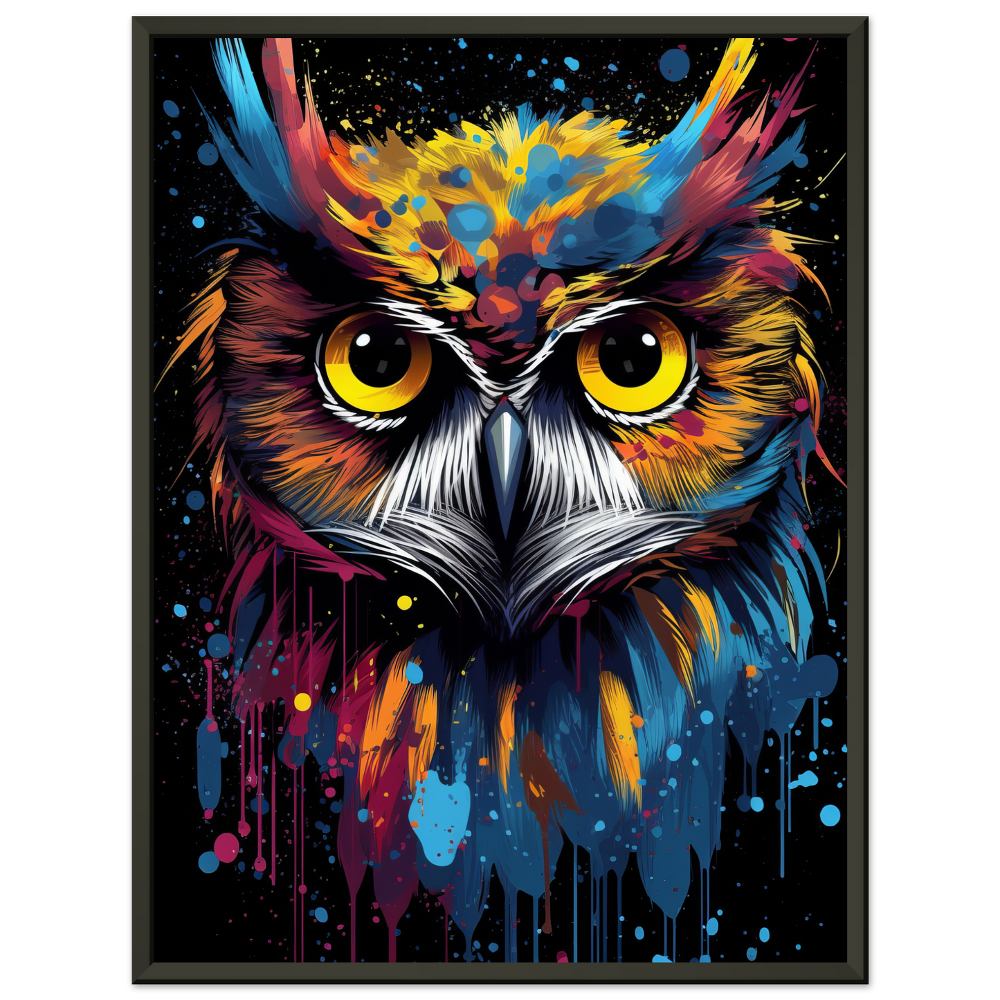 Eule Pop-Art (BIRD27)