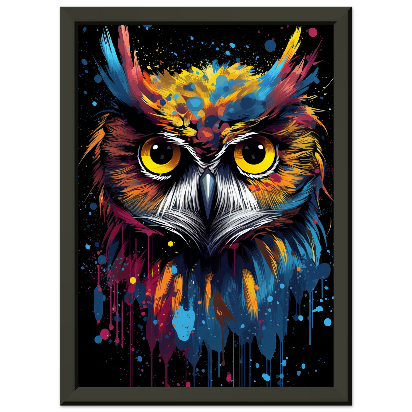 Eule Pop-Art (BIRD27)