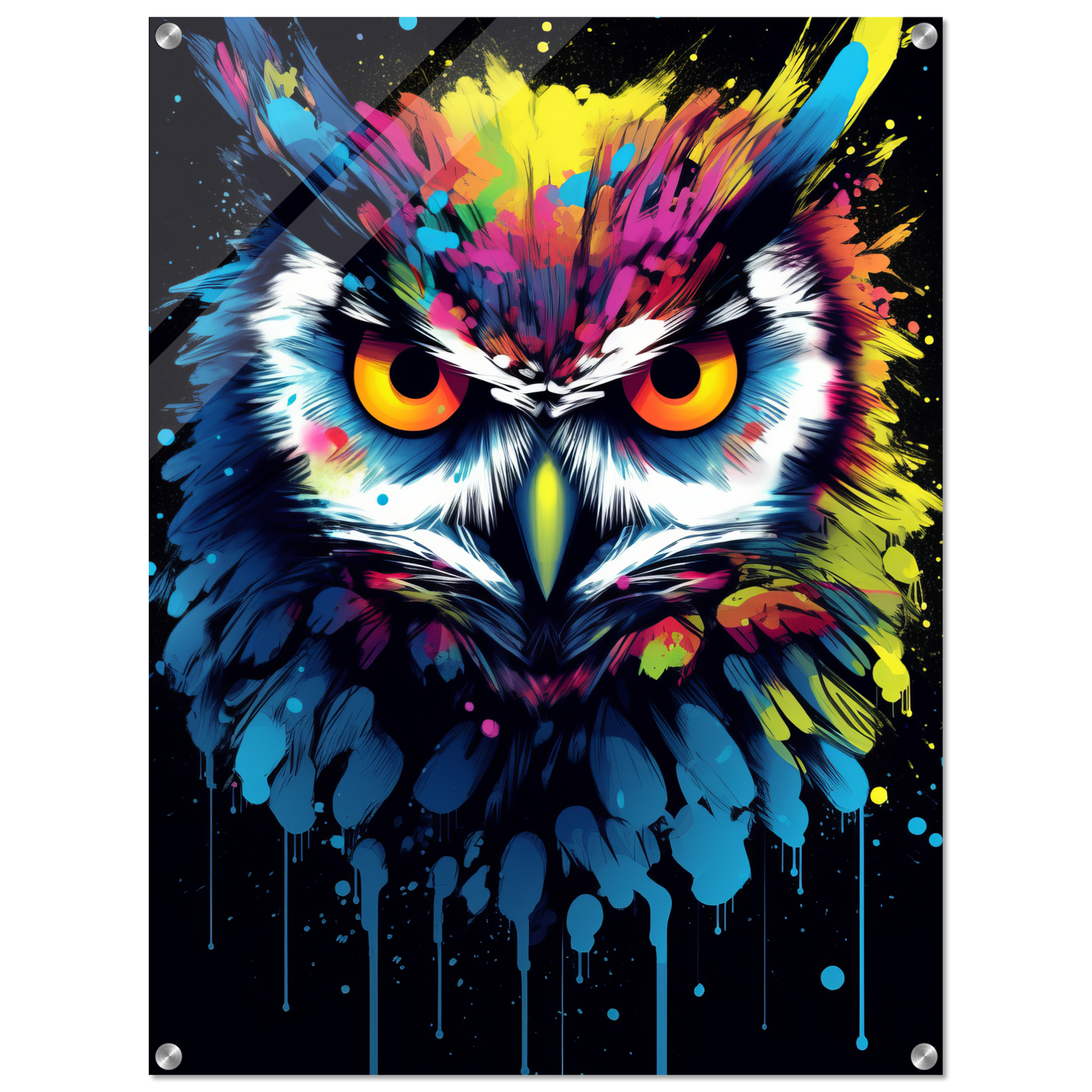 Eule Pop-Art (BIRD28)