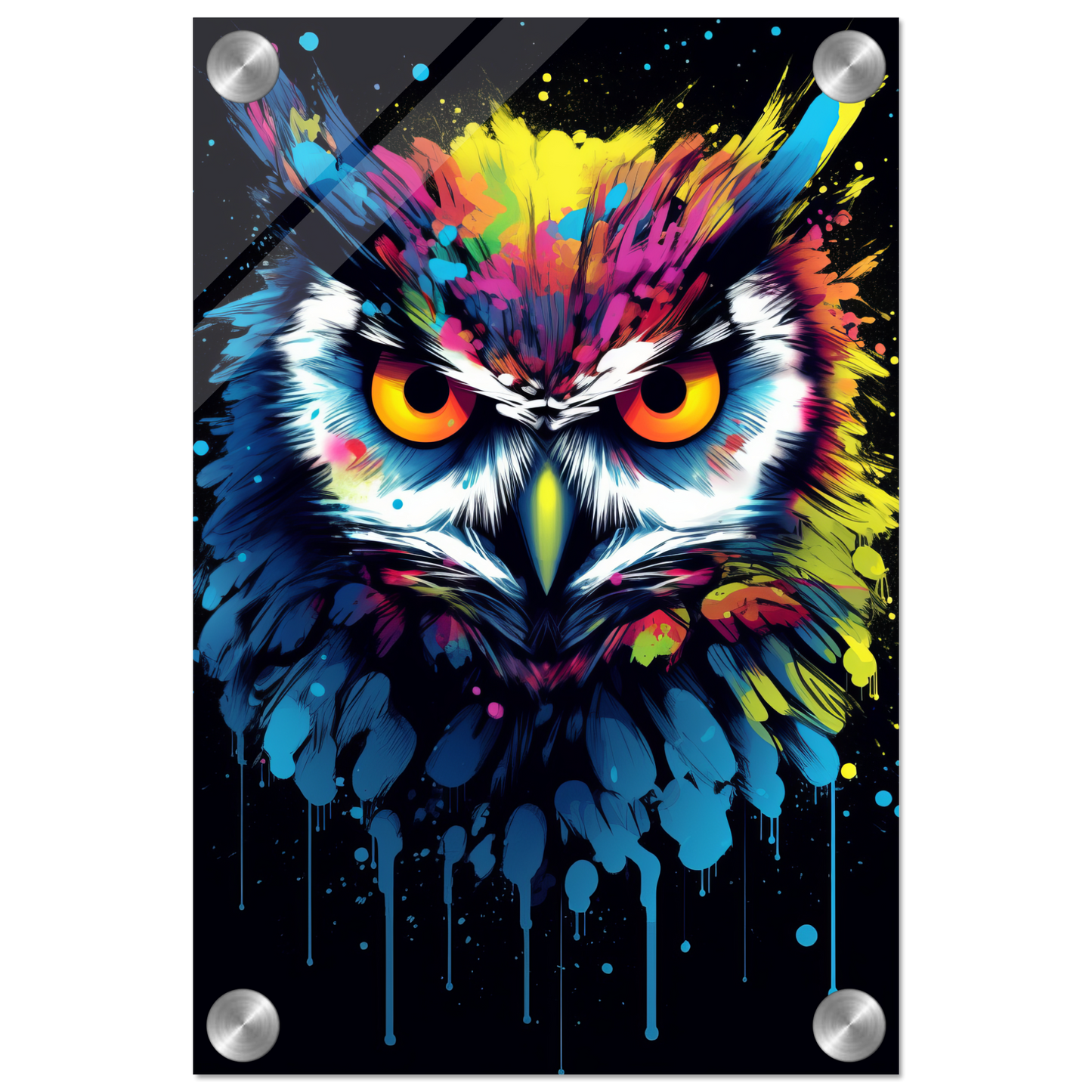 Eule Pop-Art (BIRD28)