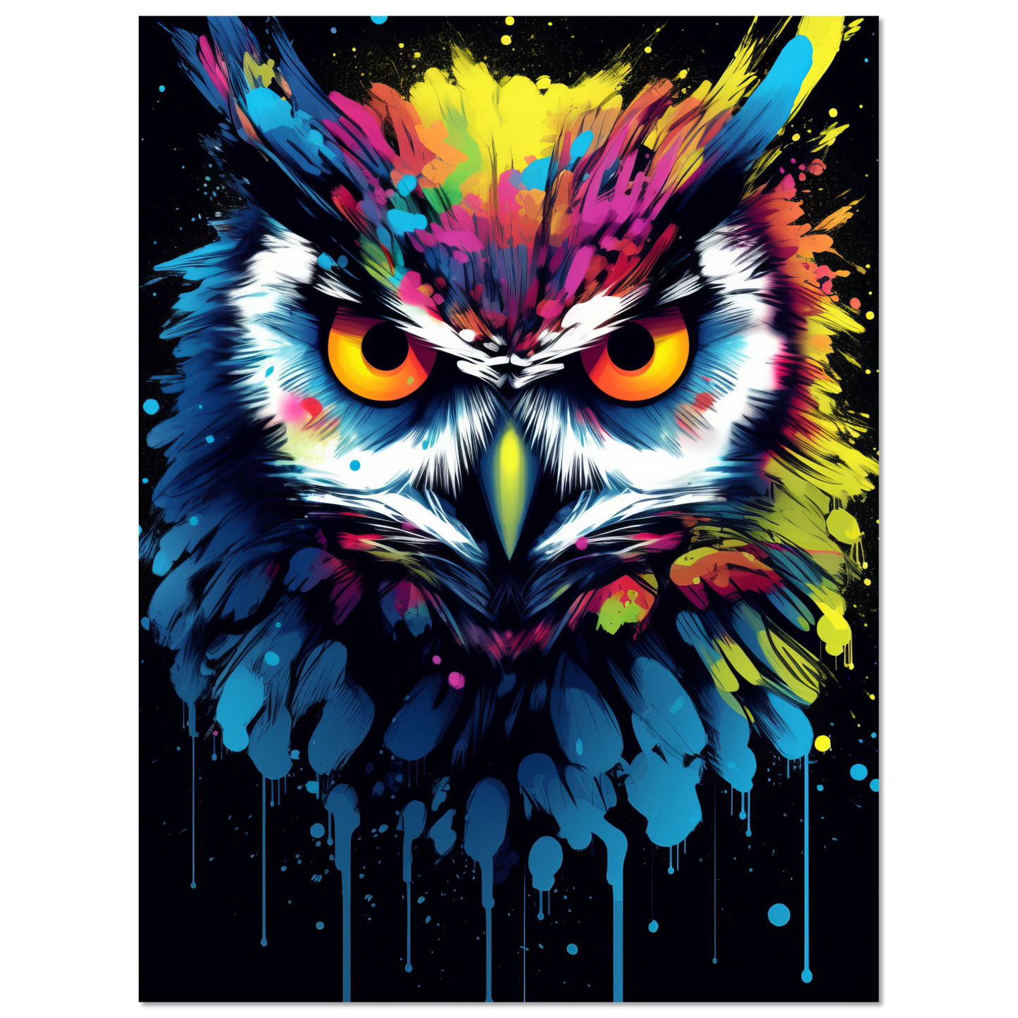 Eule Pop-Art (BIRD28)