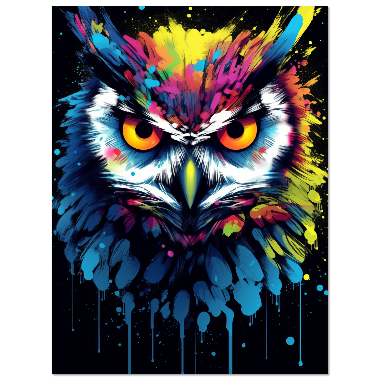 Eule Pop-Art (BIRD28)