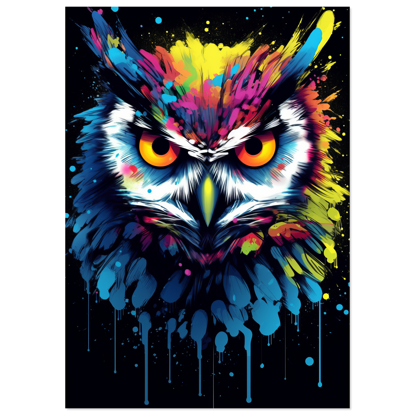 Eule Pop-Art (BIRD28)